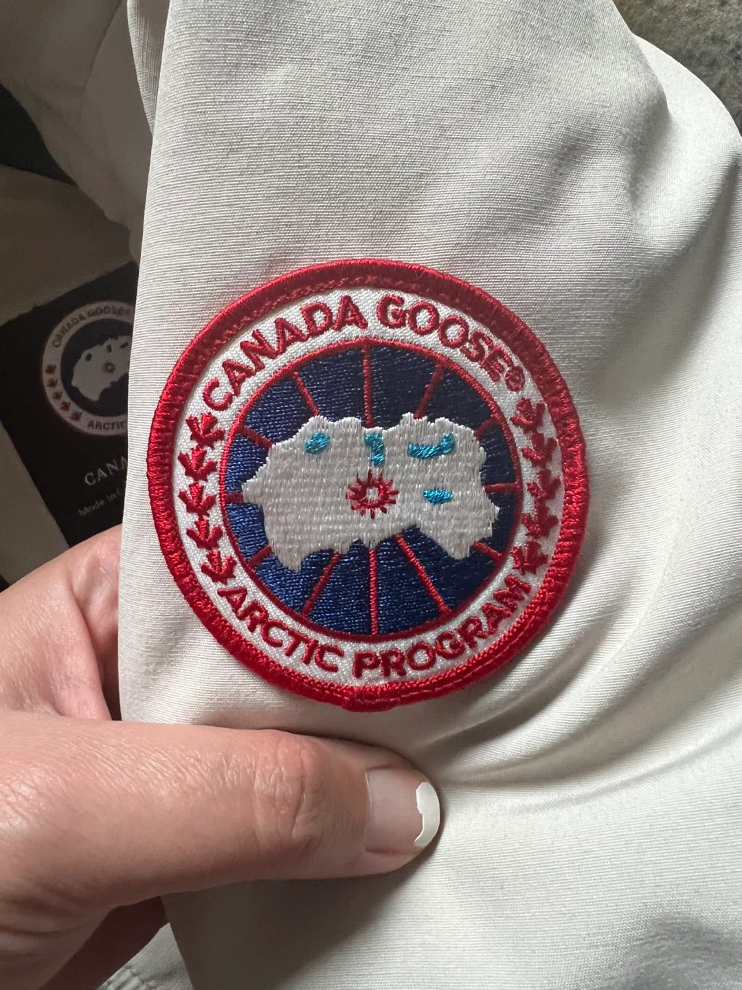 Canada Goose Parka Long Jacket Coat - Size S Tan image indicator(2)