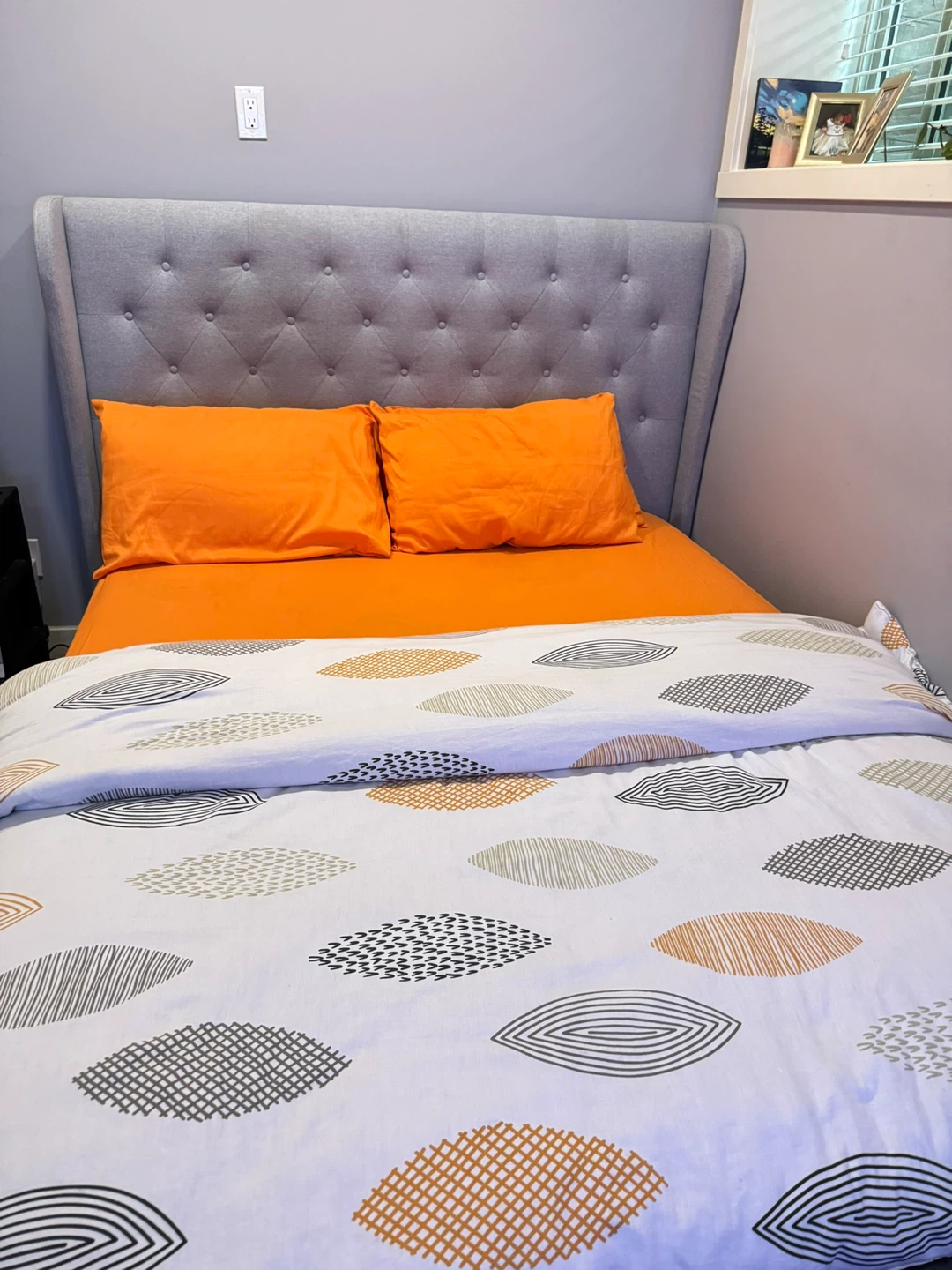 Queen bed and mattress for sale