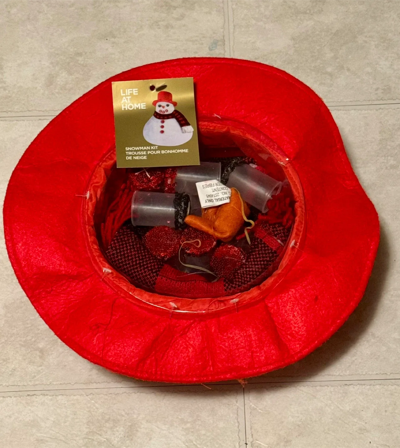 Life At Home Snowman Kit