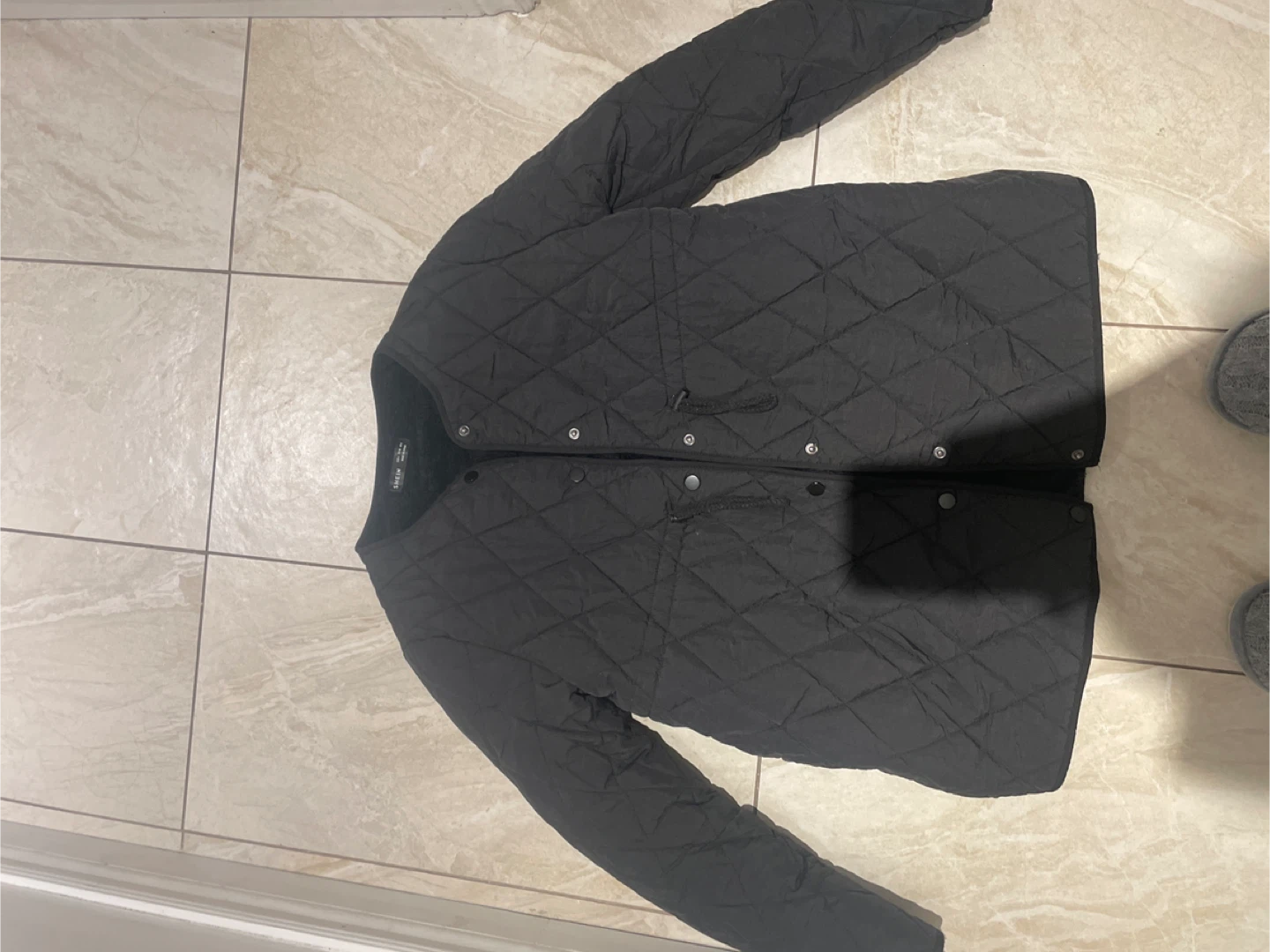 Maternity Black Quilted Jacket - photo 3