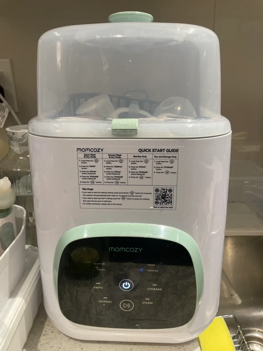 Momcozy Baby Bottle Sterilizer & Dryer