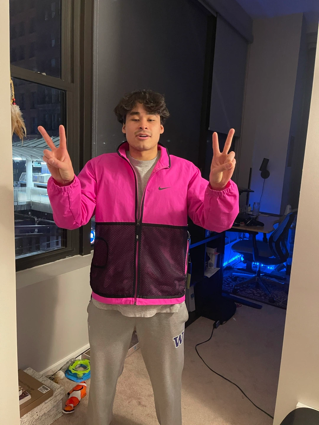 Nike x Supreme Pink Windbreaker Jacket