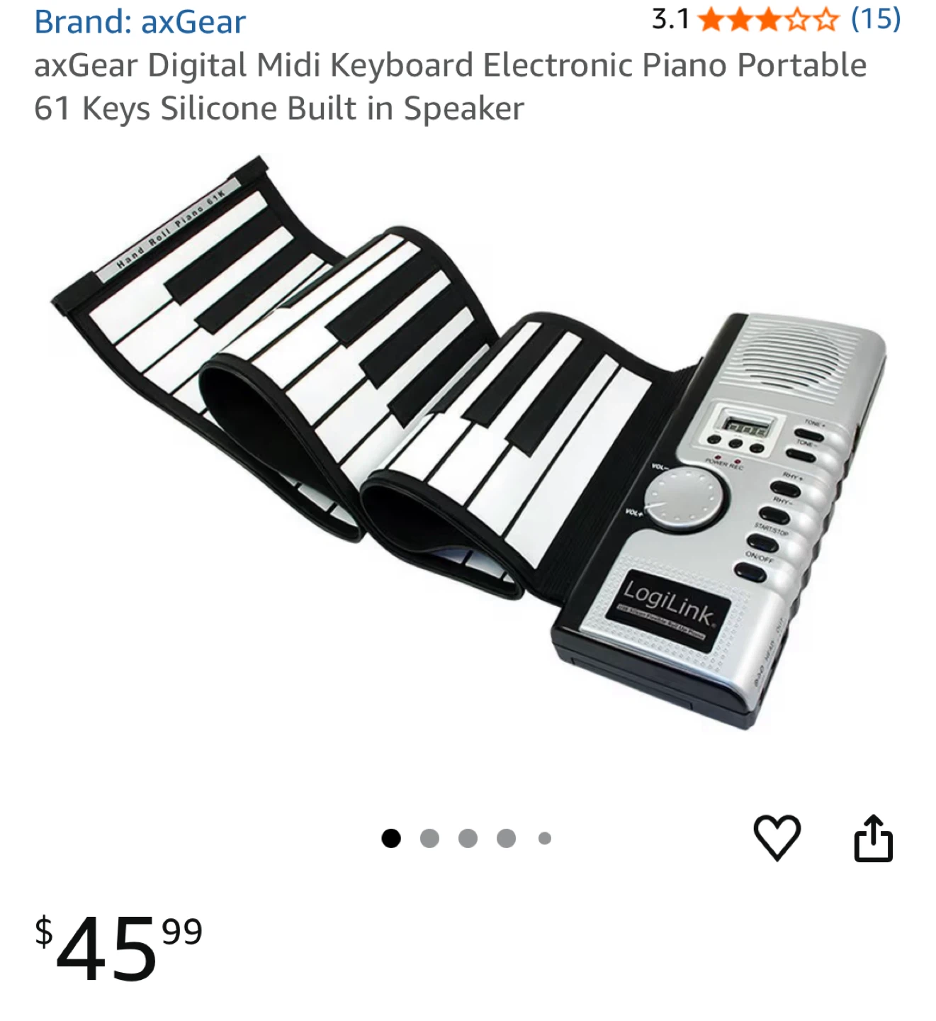 Portable roll up piano - photo 3