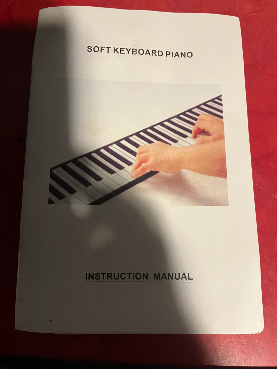Portable roll up piano