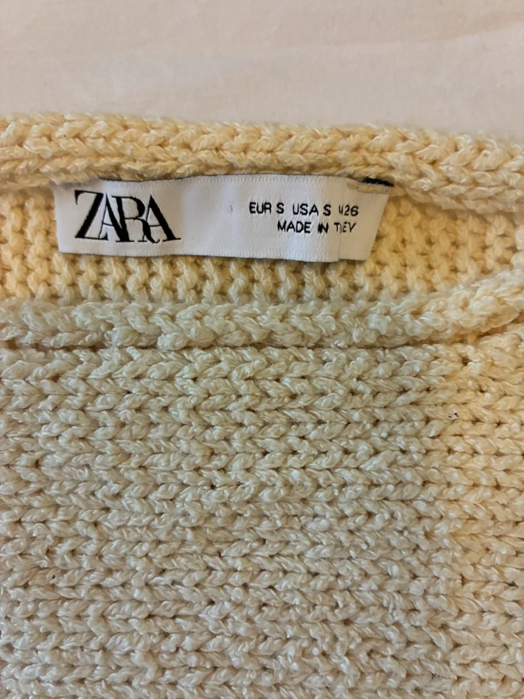 Zara Knit Crop Top - Size S