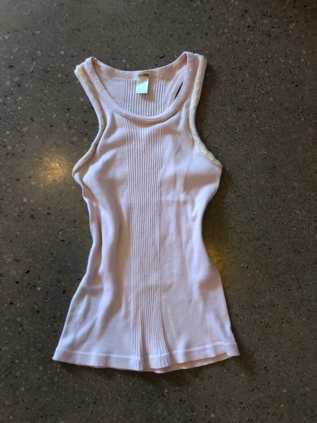 Cami NYC Pink Ribbed Tank Top