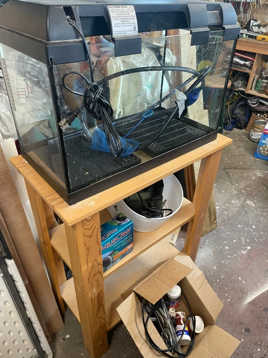Fish Tank with Accessories