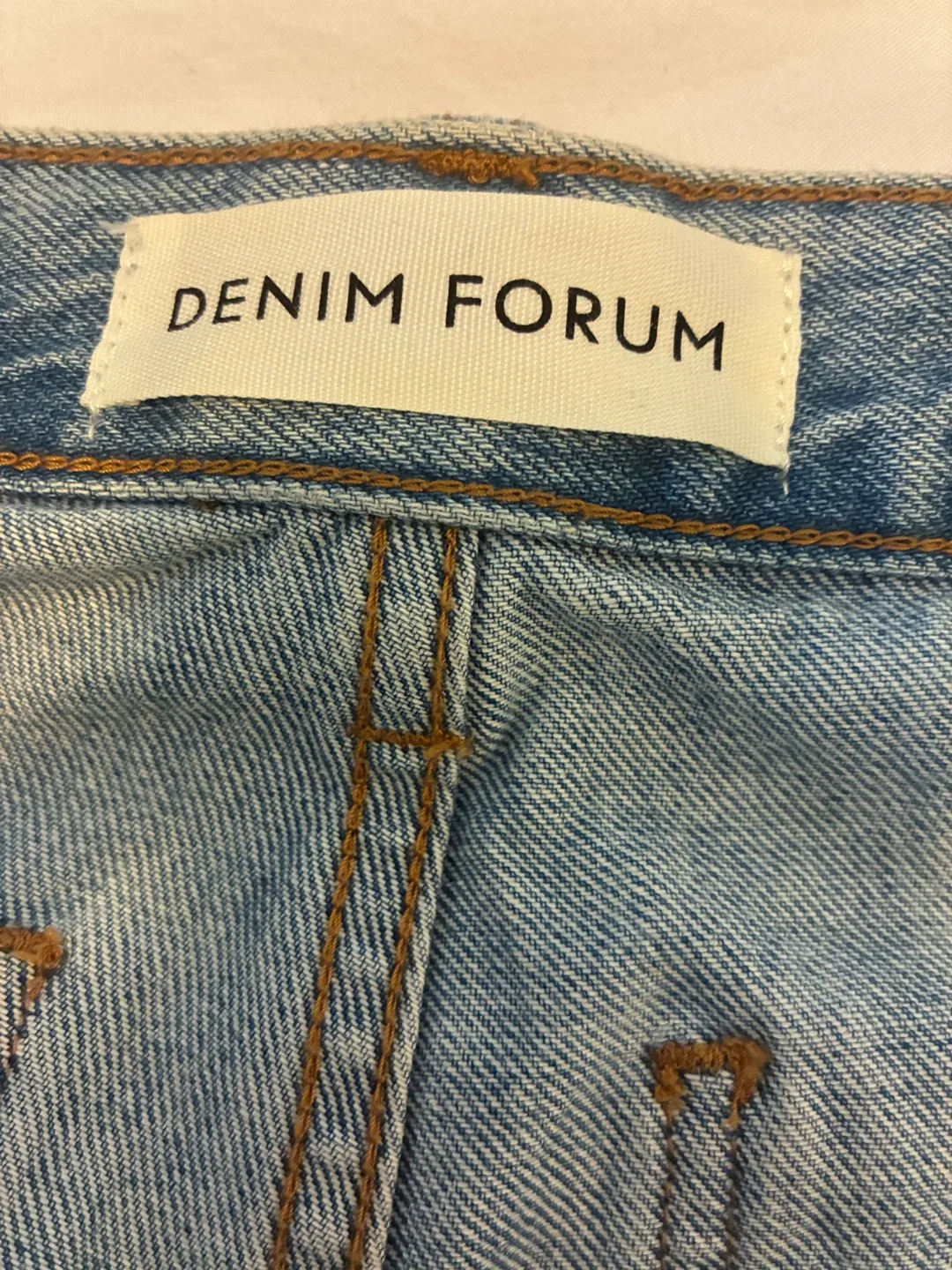 Denim Forum The Lou Low Rise Carpenter Jeans - Size 24