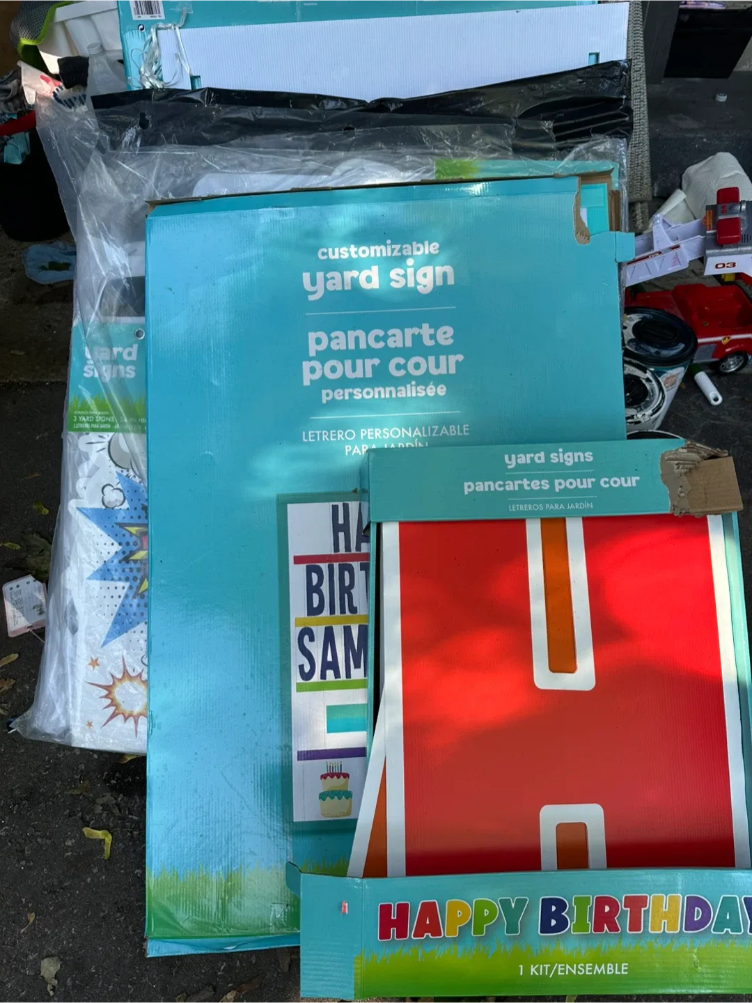 birthday Yard Sign Kits New for business but changed minute. image indicator(3)