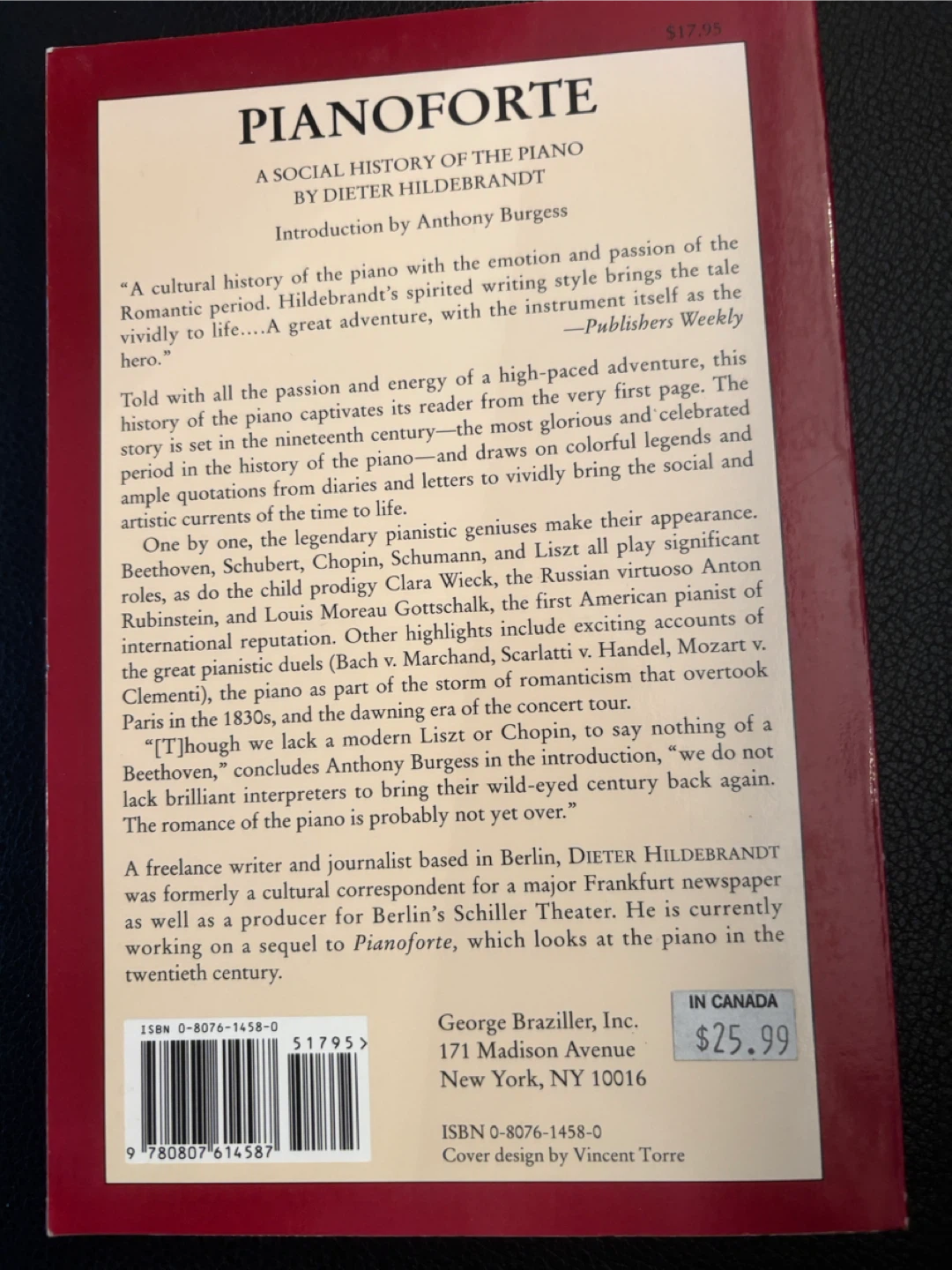 Pianoforte: Social History of the Piano by Dieter Hildebrandt - photo 2