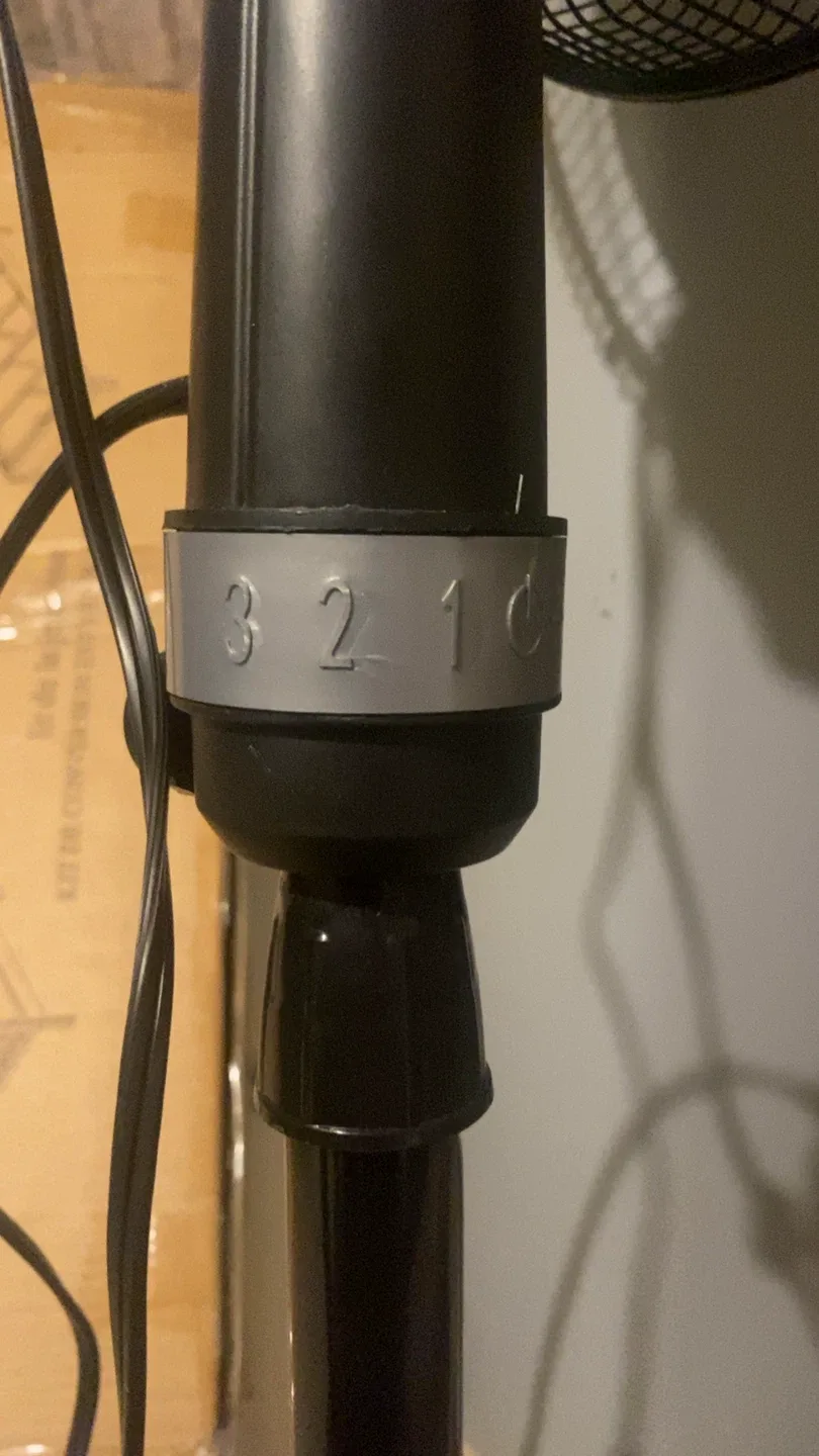 Black Stand Fan - Gently Used image indicator(3)