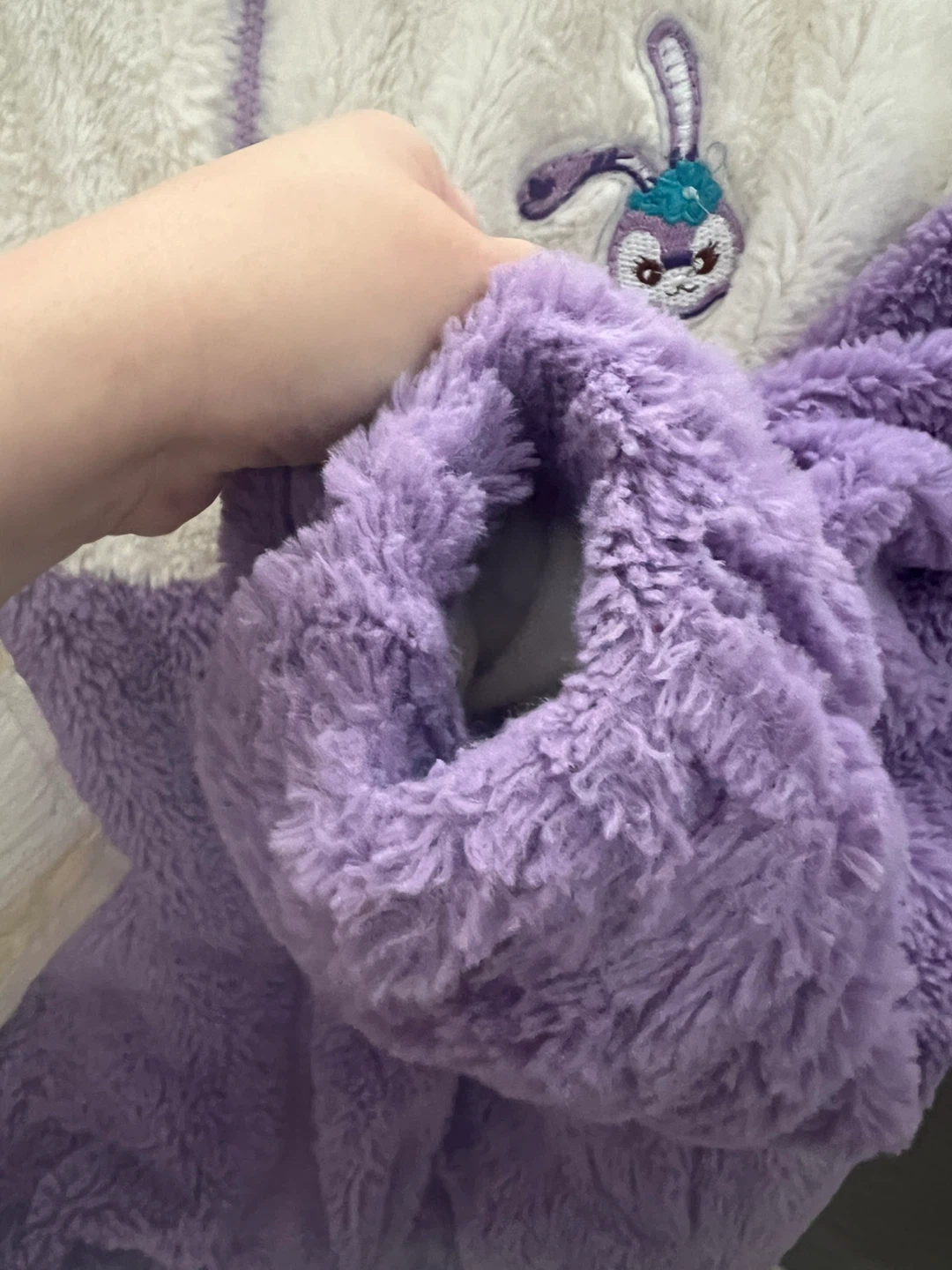 Fleece Jacket - Purple & White - photo 4