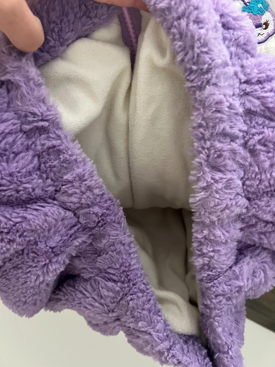 Fleece Jacket - Purple & White - photo 3