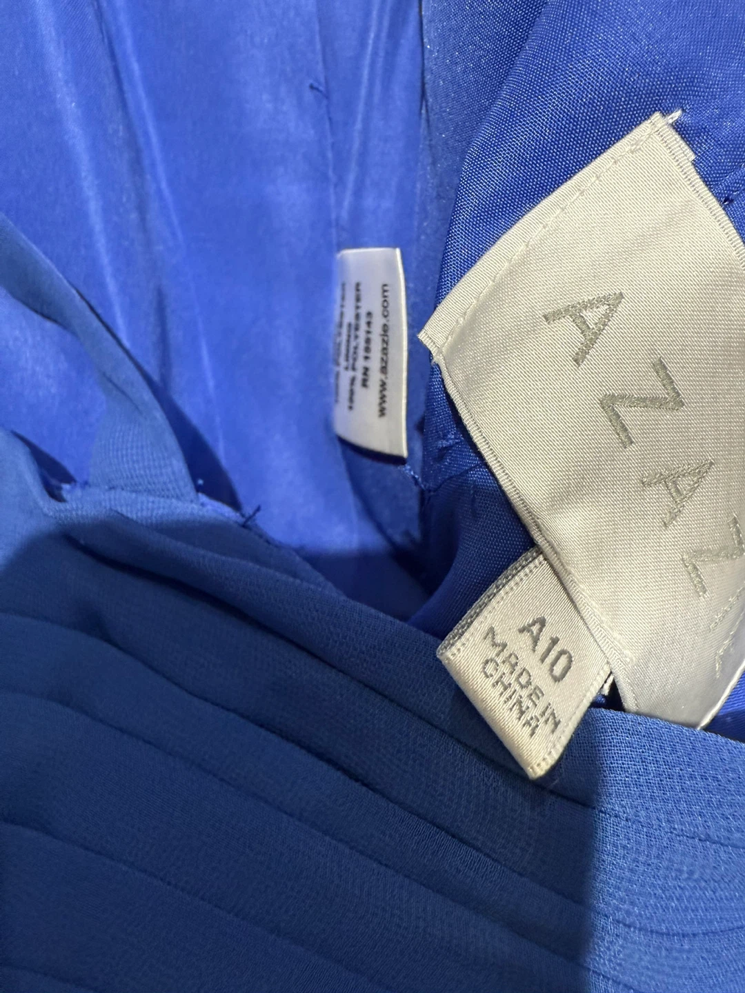 Azazie Blue Dress - Size A10 - photo 4