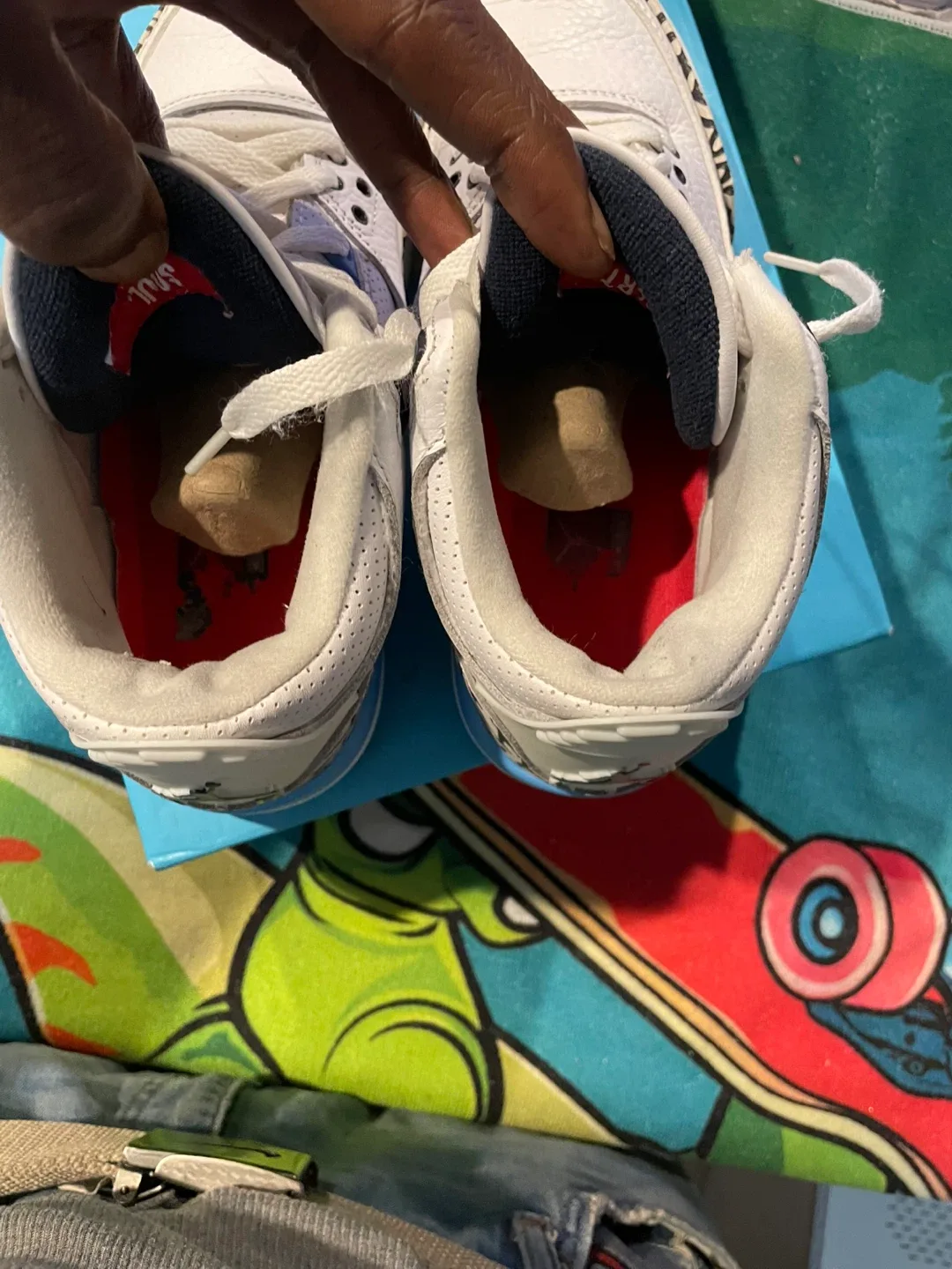 Air Jordan 3 Retro UNC image indicator(7)