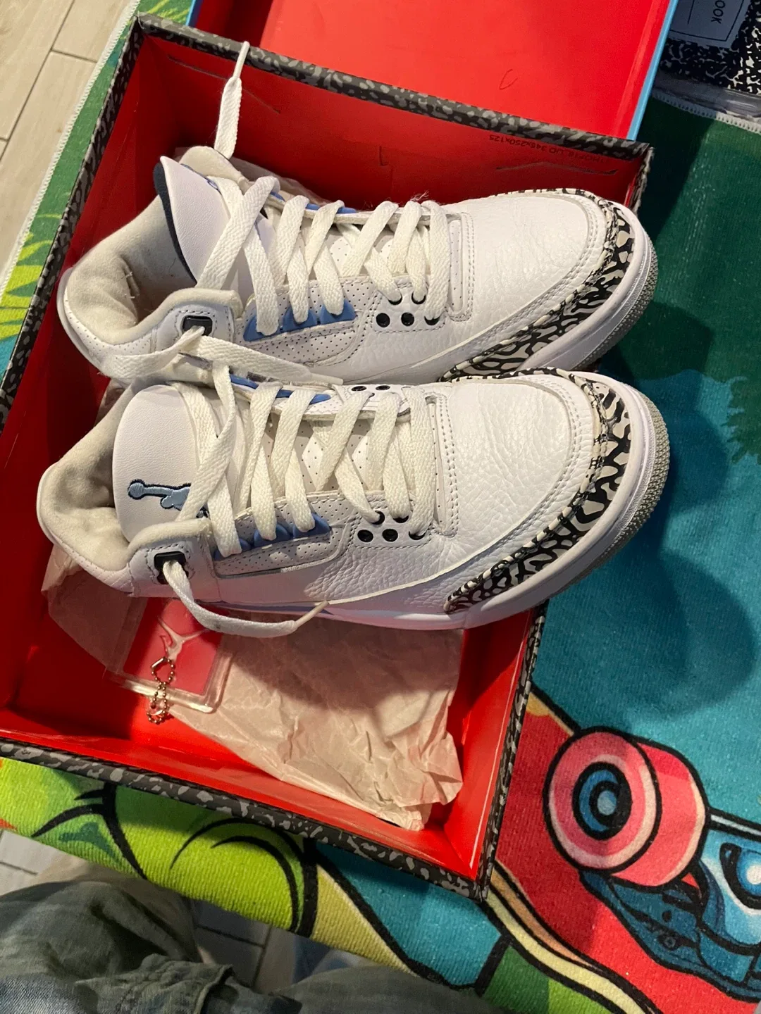 Air Jordan 3 Retro UNC image indicator(10)