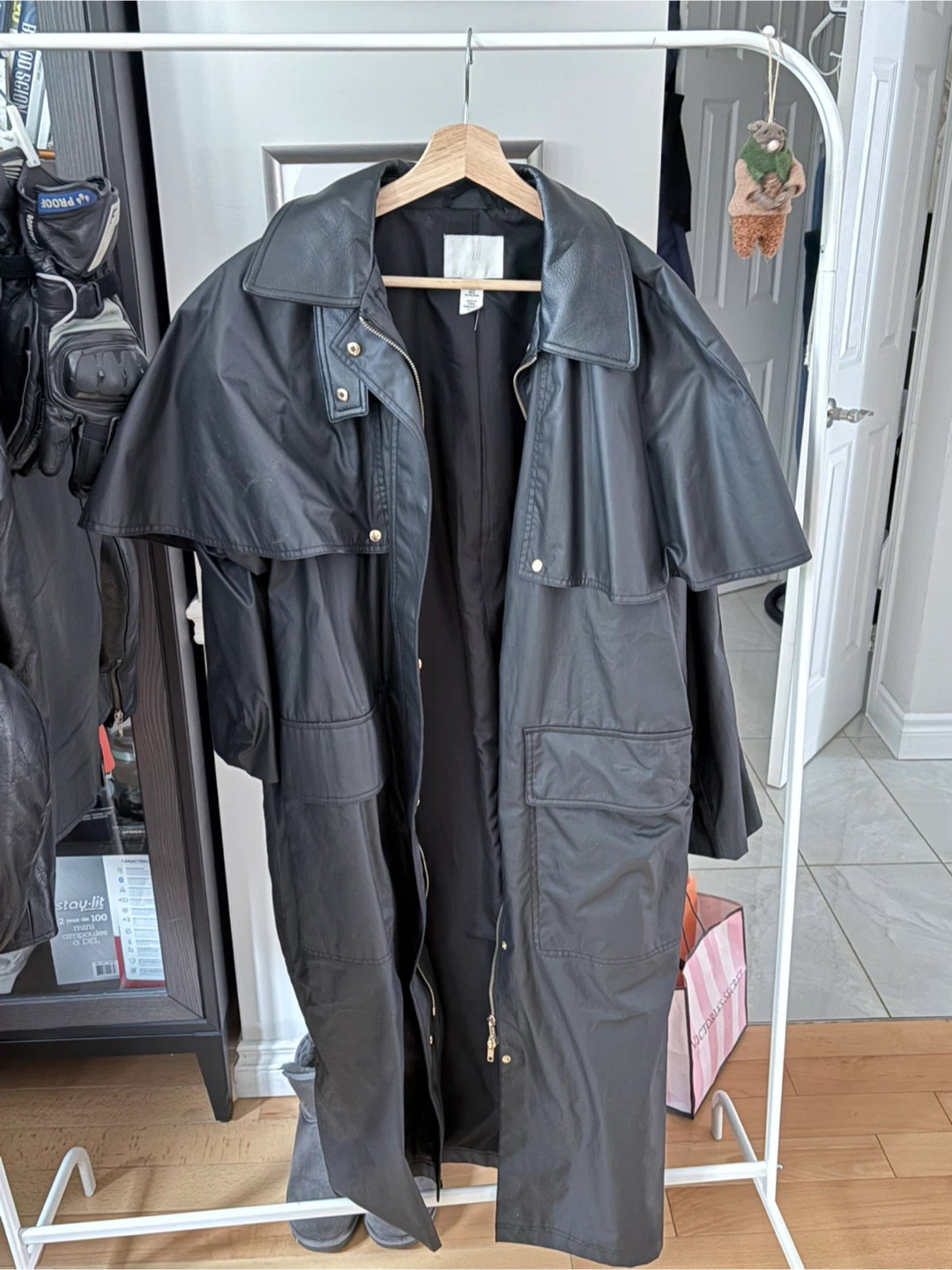 H&M Black Trench Coat