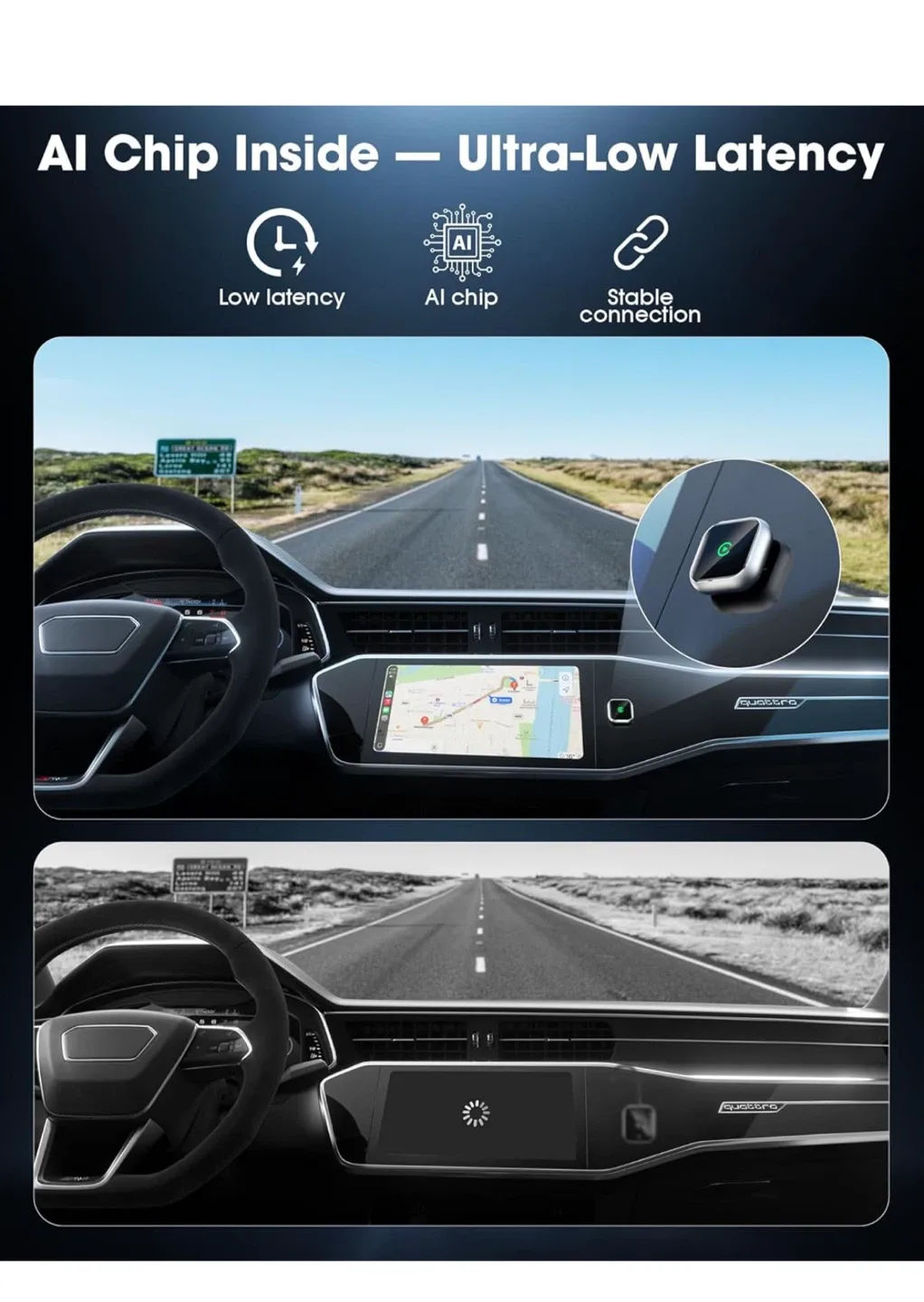 Ultra-Compact Wireless CarPlay Adapter image indicator(5)