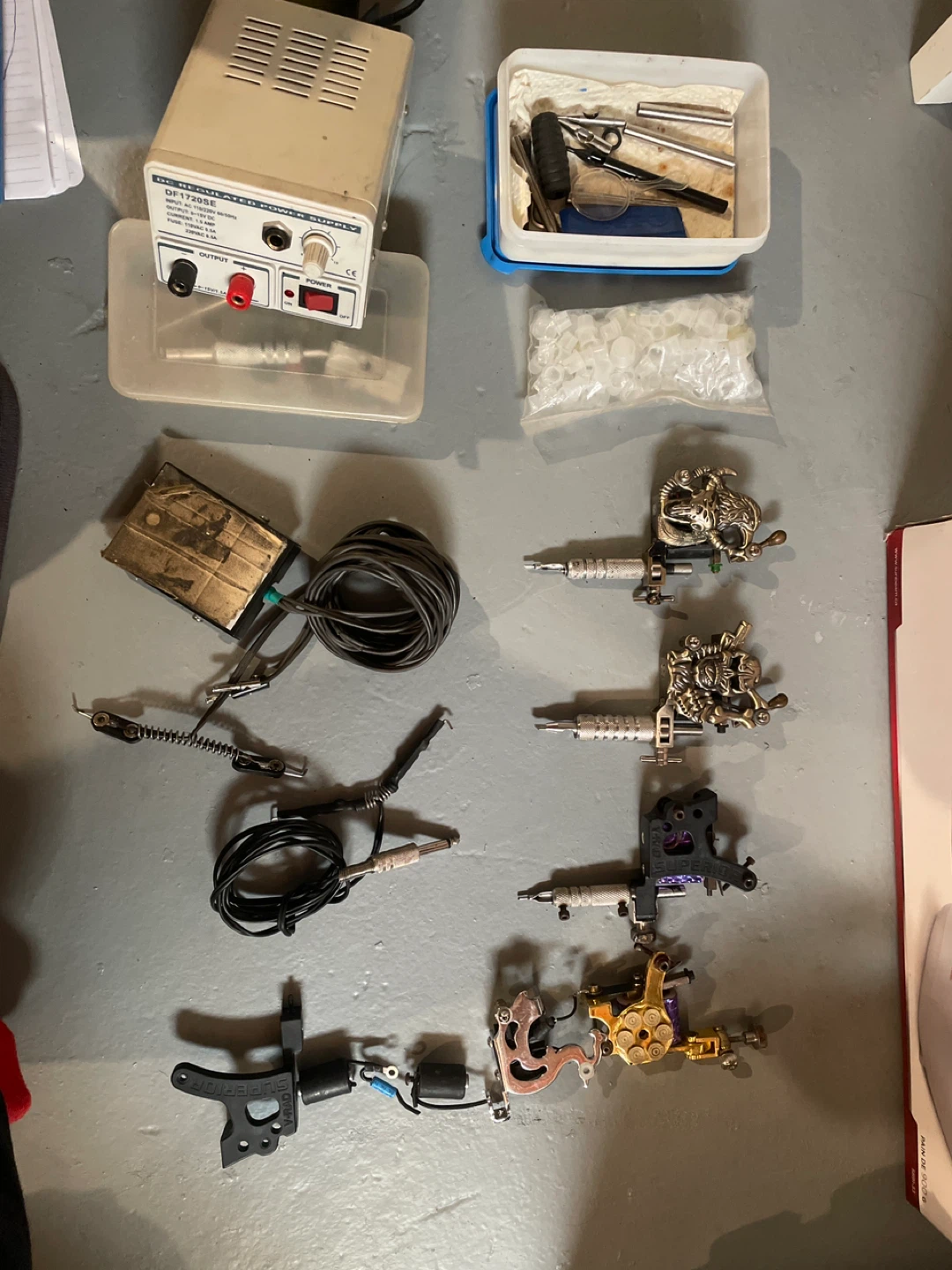 Tattoo Machine Kit with Power Supply