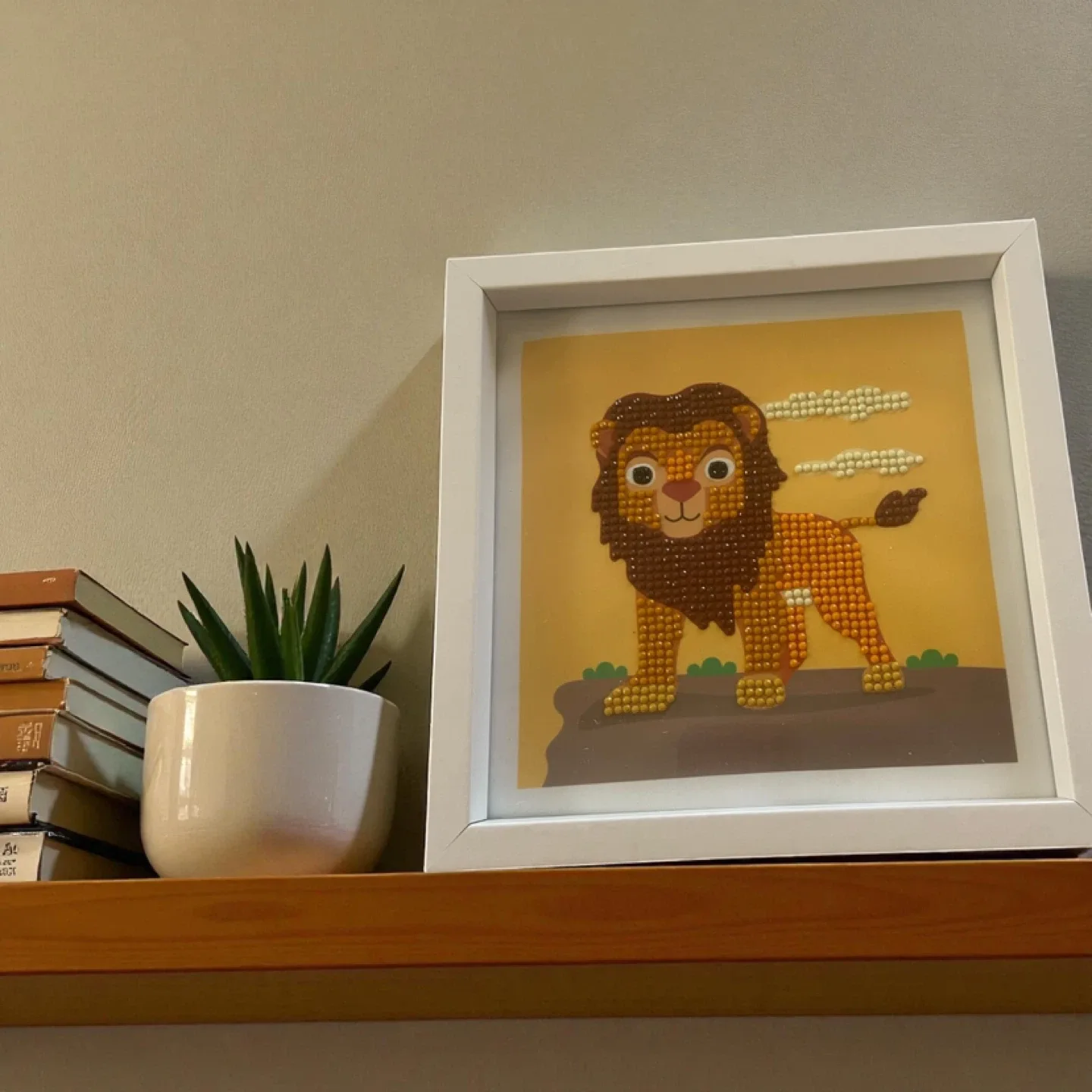 Framed Lion Diamond Art thumbnail