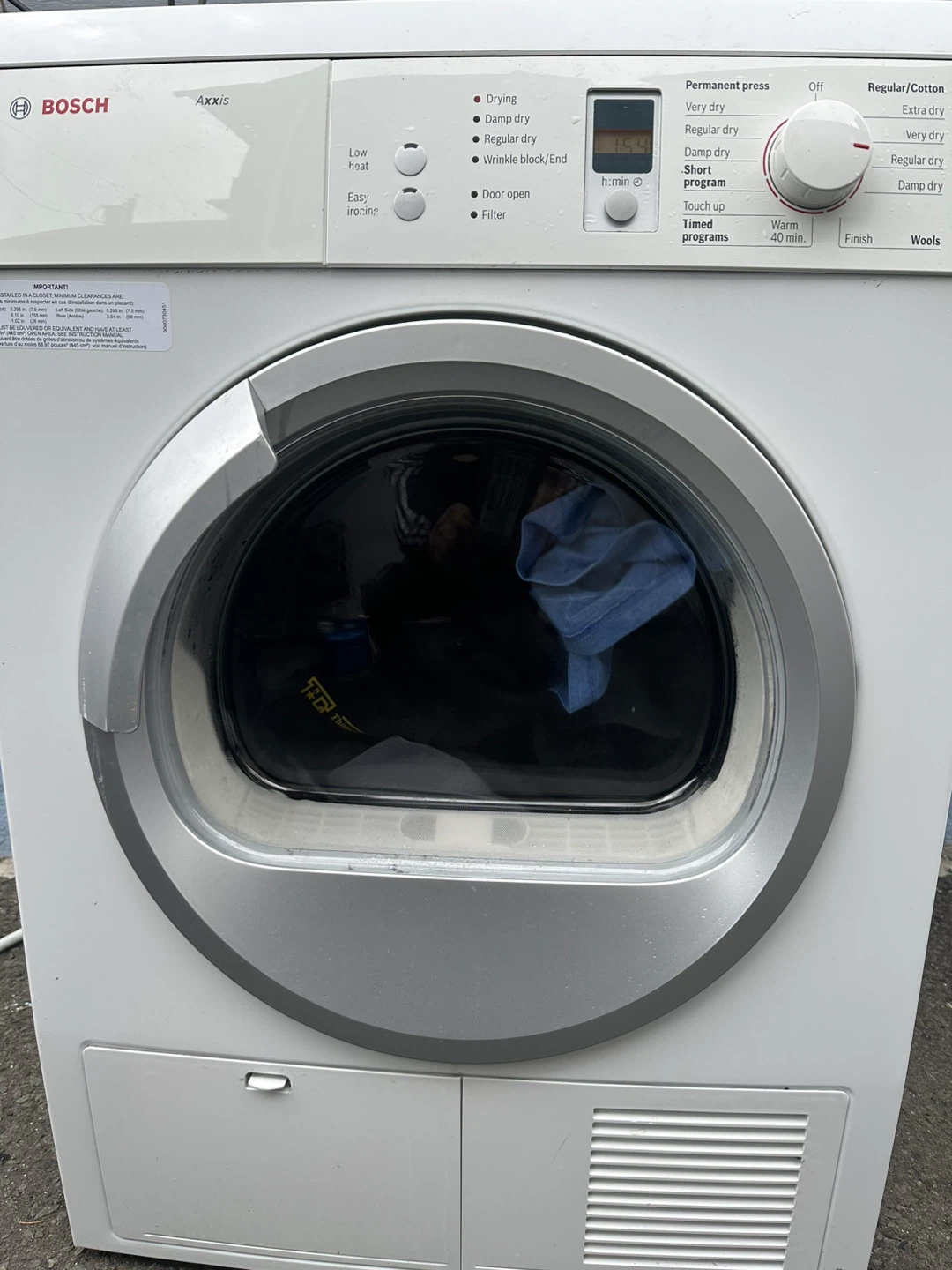 Bosch Axxis Washer/Dryer Combo