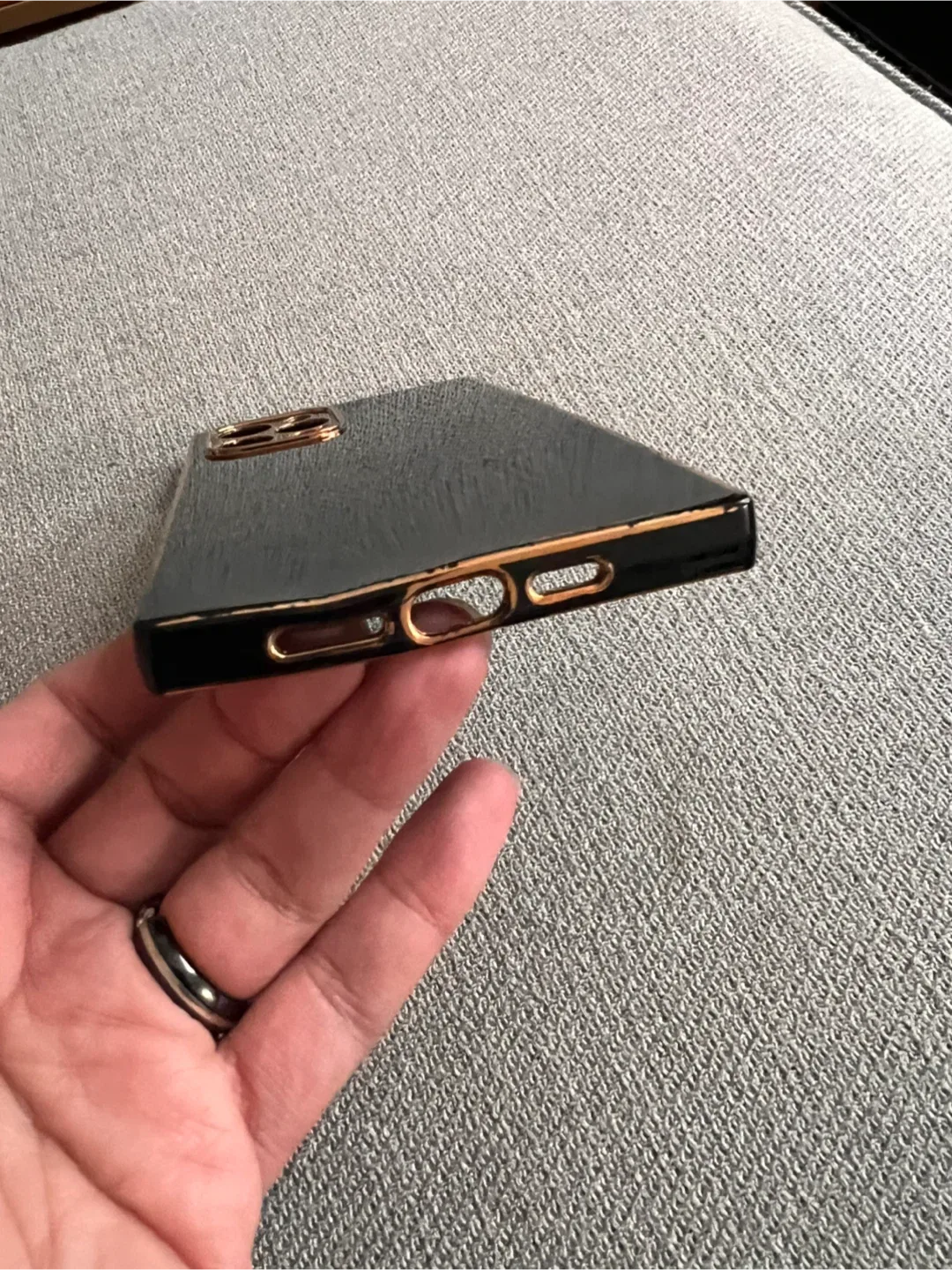 Black & Gold iPhone Case 12 Pro Max image indicator(6)