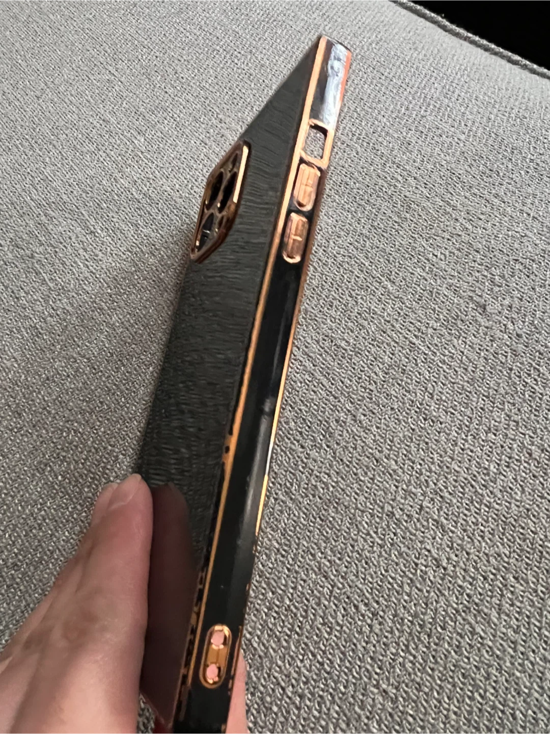 Black & Gold iPhone Case 12 Pro Max - photo 4