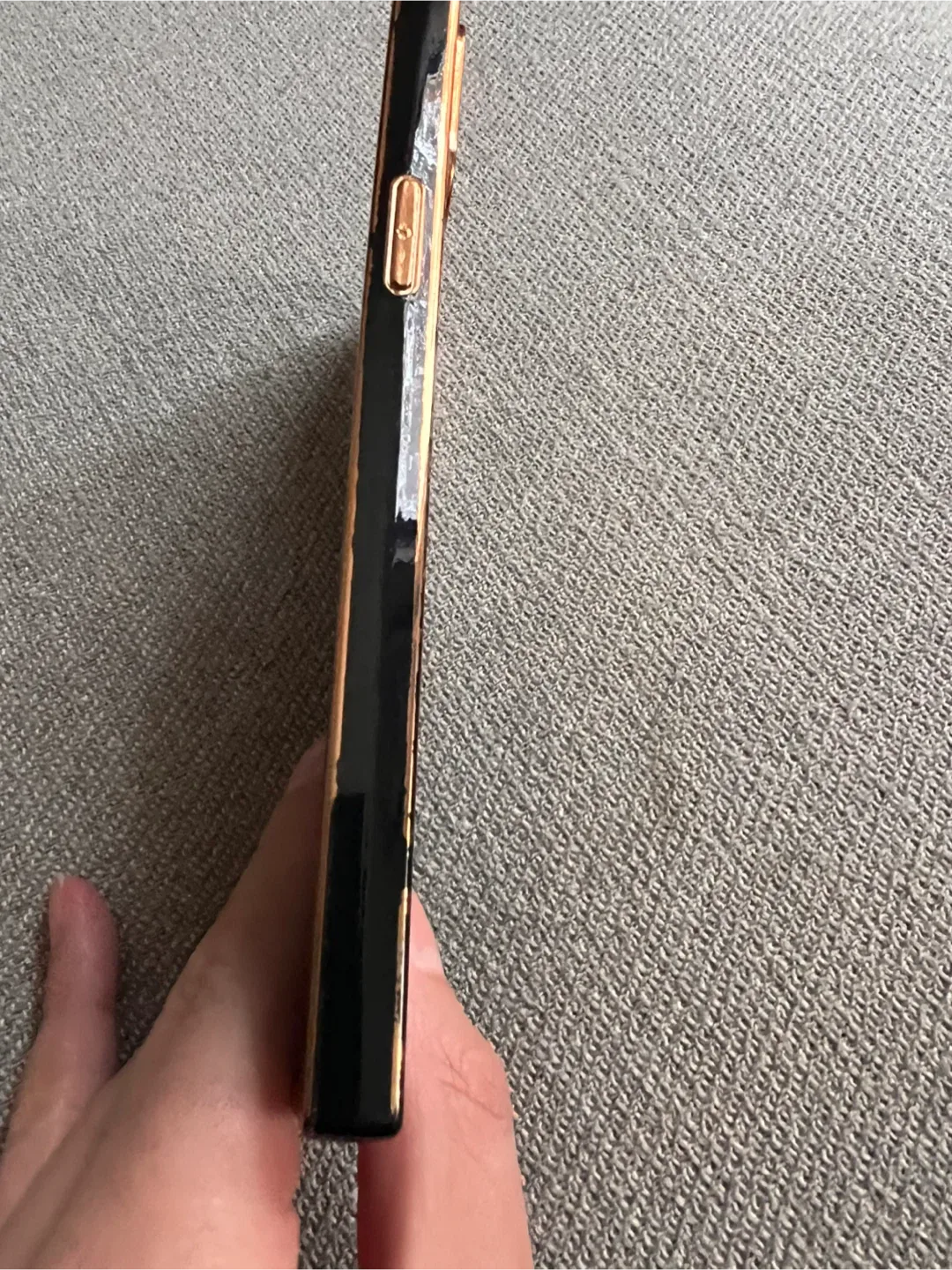 Black & Gold iPhone Case 12 Pro Max image indicator(2)