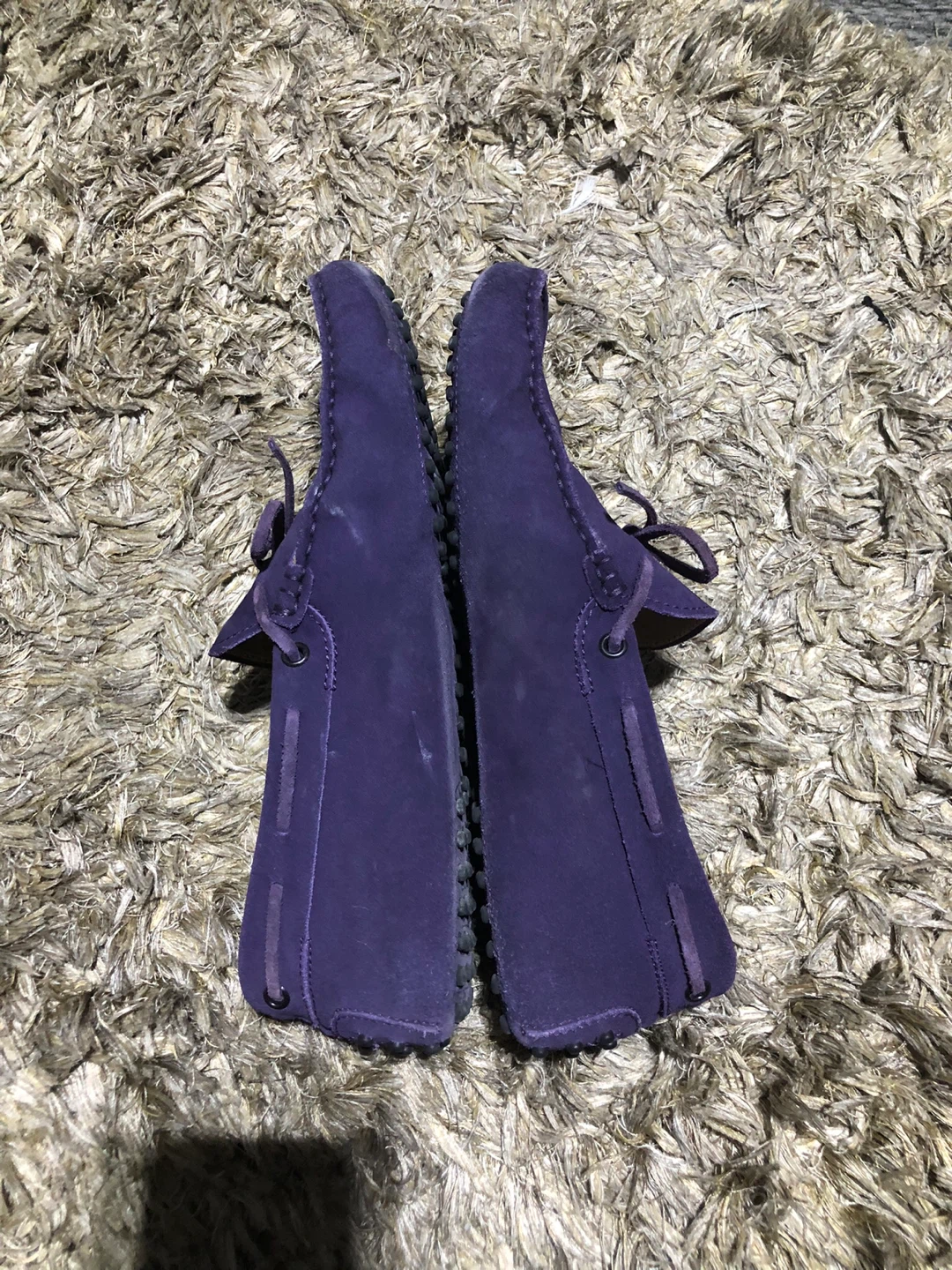 Tod's Purple Suede Loafers - photo 3