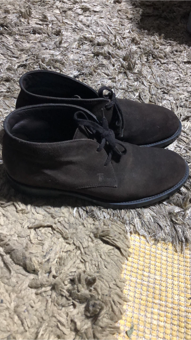 Tod's Men's Suede Chukka Boots - Size 7.5