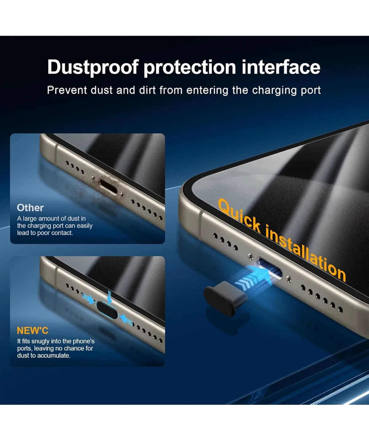 New'c iPhone 15 Pro Screen Protector image indicator(5)