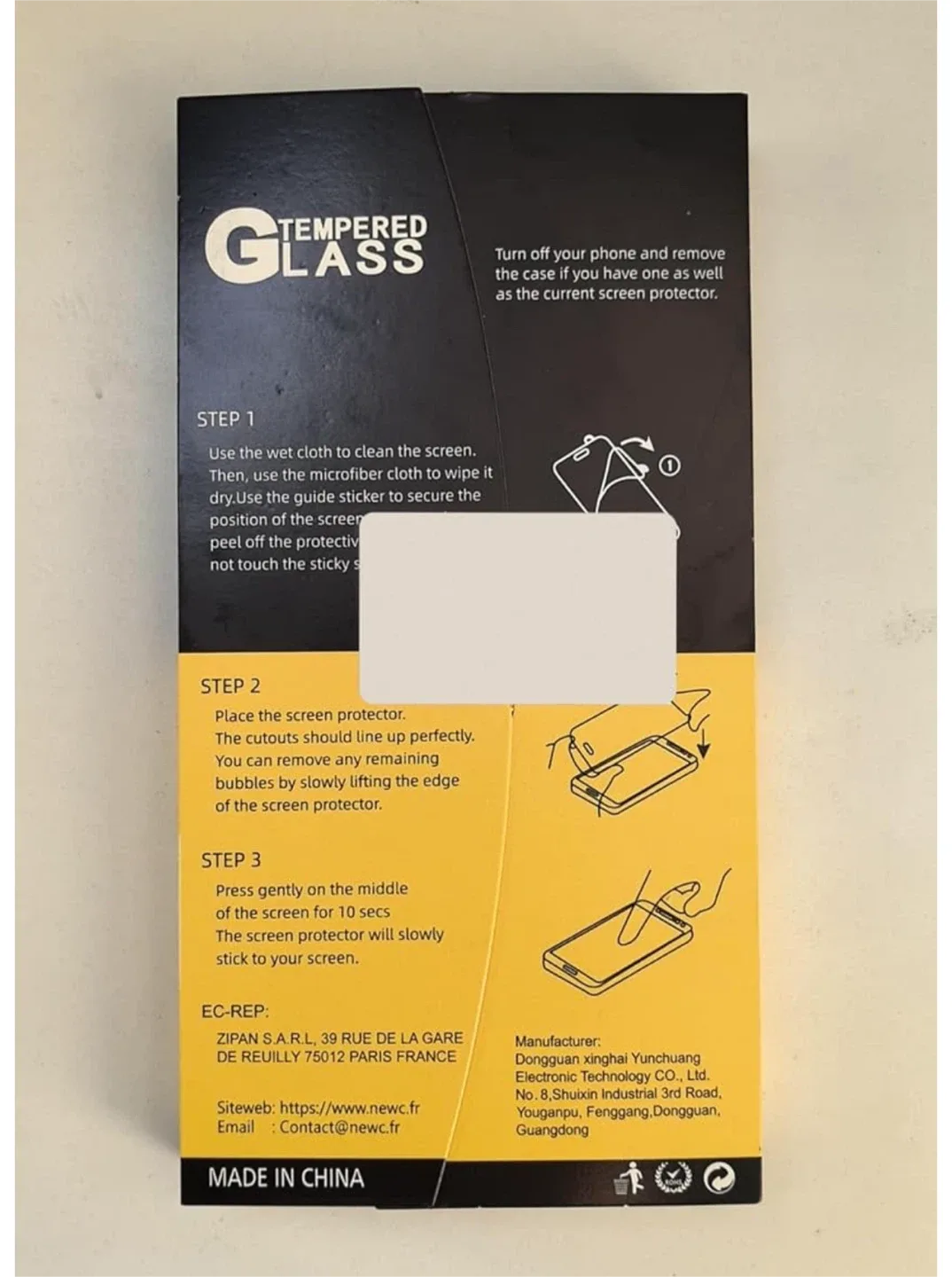 New'c iPhone 15 Pro Screen Protector image indicator(9)