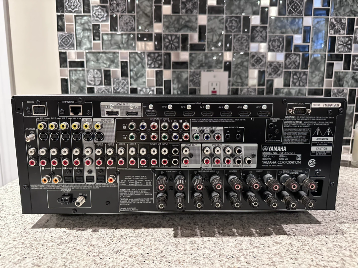 Yamaha RX-A1010 AV Receiver - photo 3