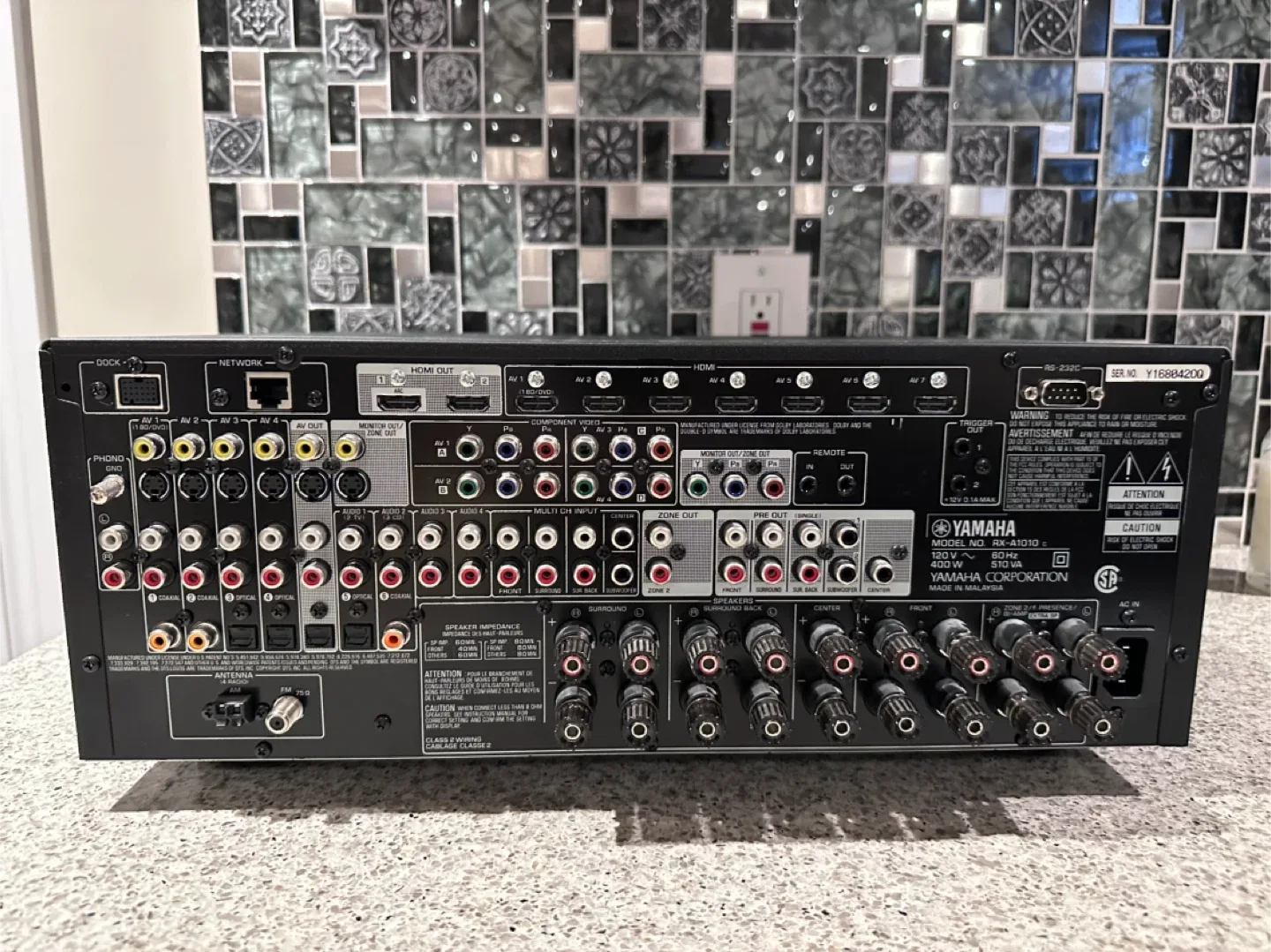 Yamaha RX-A1010 AV Receiver image indicator(3)