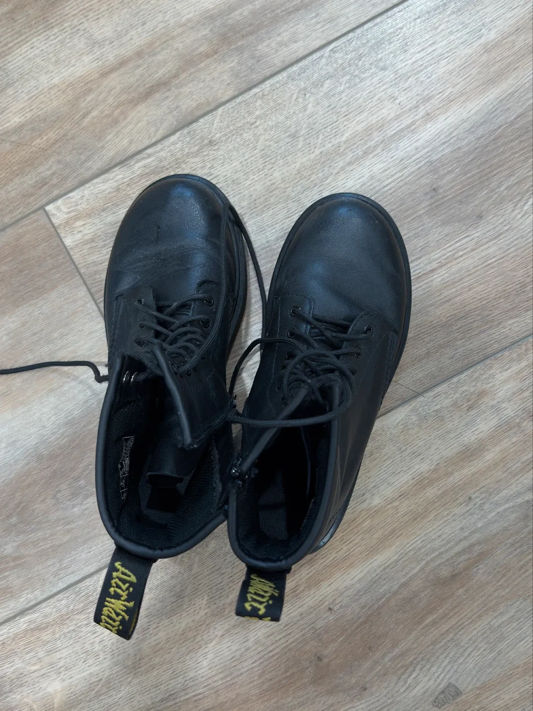 Dr. Martens Black Leather Boots image indicator(5)