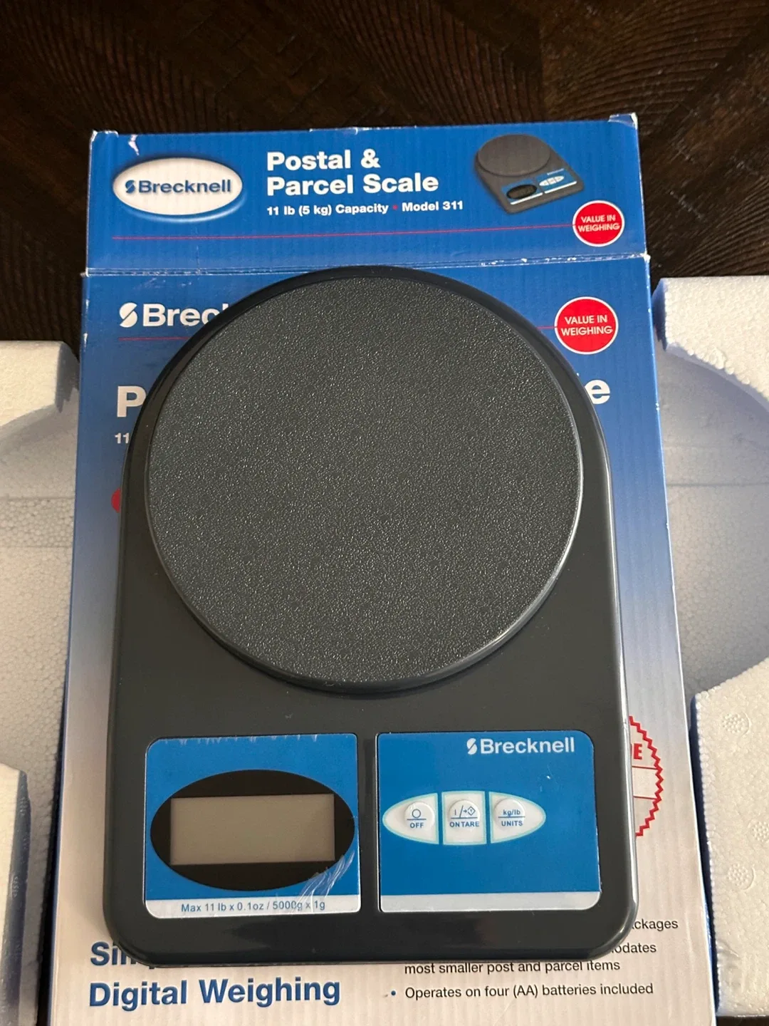 Brecknell Postal & Parcel Scale - 11 lb Capacity image indicator(2)