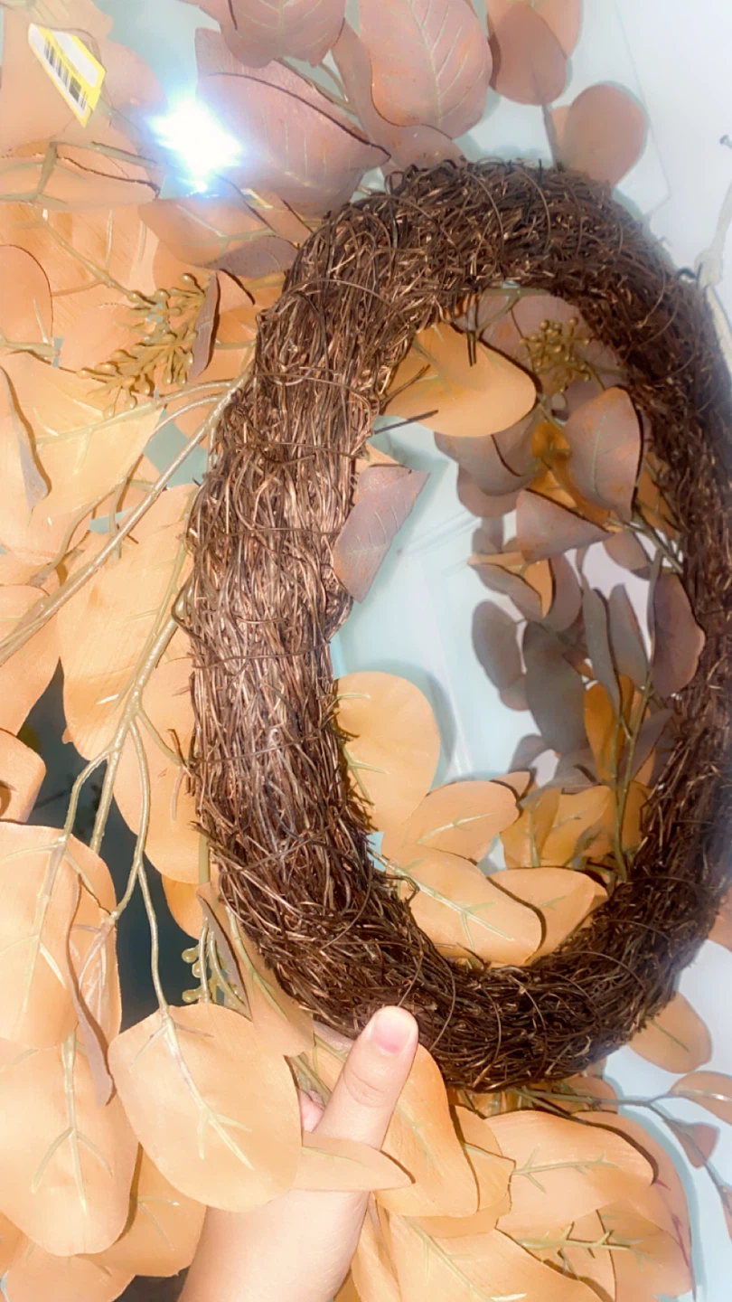 Eucalyptus Leaf Wreath - Brown - photo 3