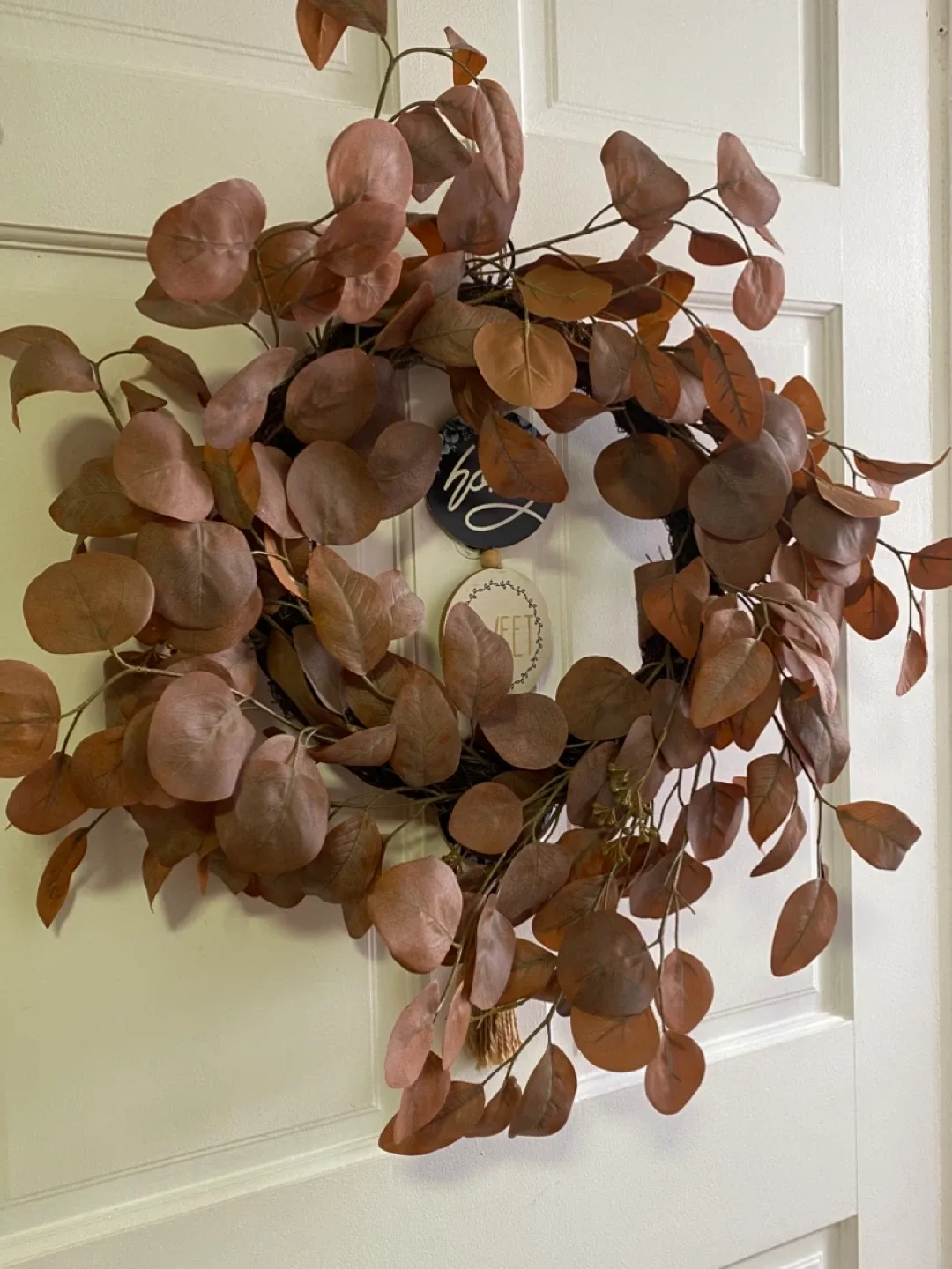 Eucalyptus Leaf Wreath - Brown