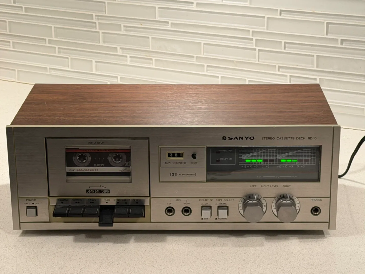 Vintage Sanyo Stereo Cassette Deck RD10 image indicator(3)