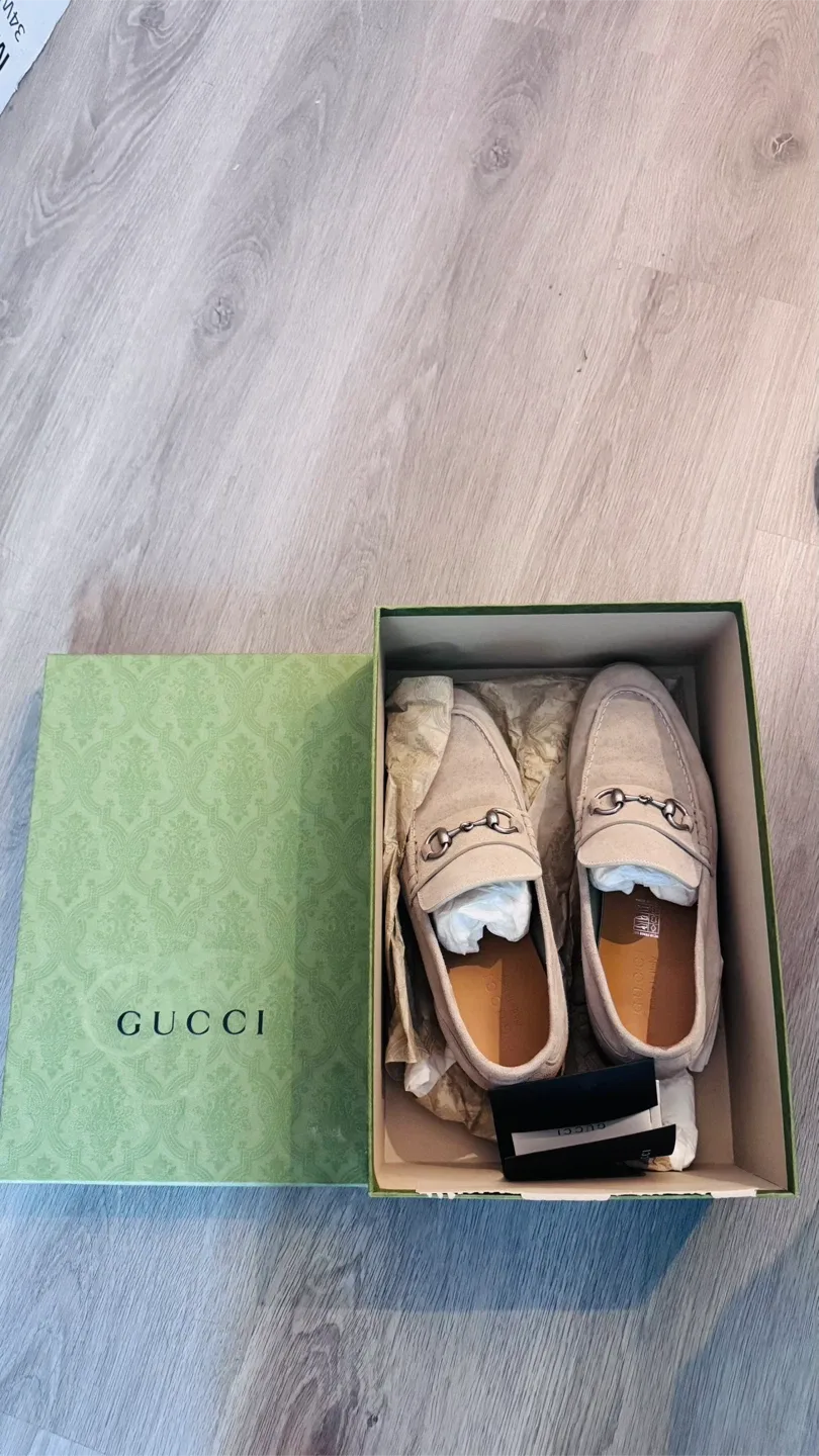 Gucci Men's Suede Loafers - Size 8.5 image indicator(2)