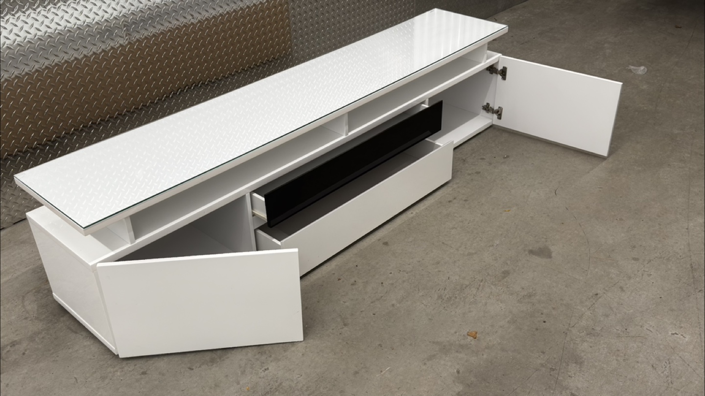 White Modern TV Stand