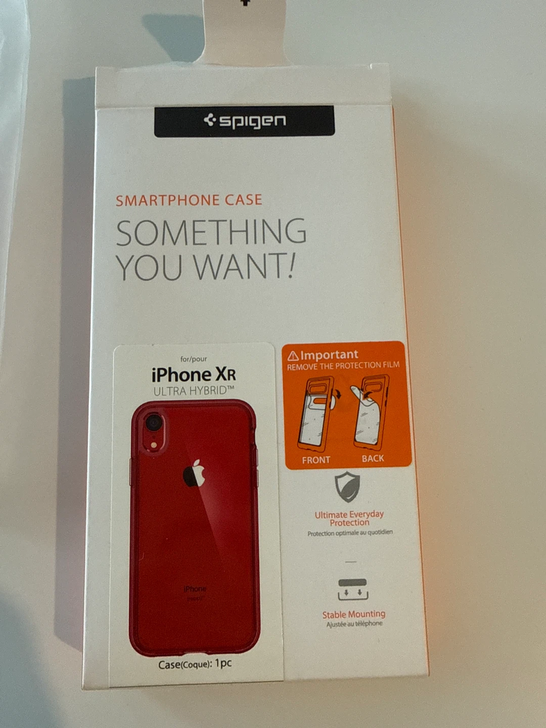 Spigen Ultra Hybrid iPhone XR Case + Pop Socket - photo 3