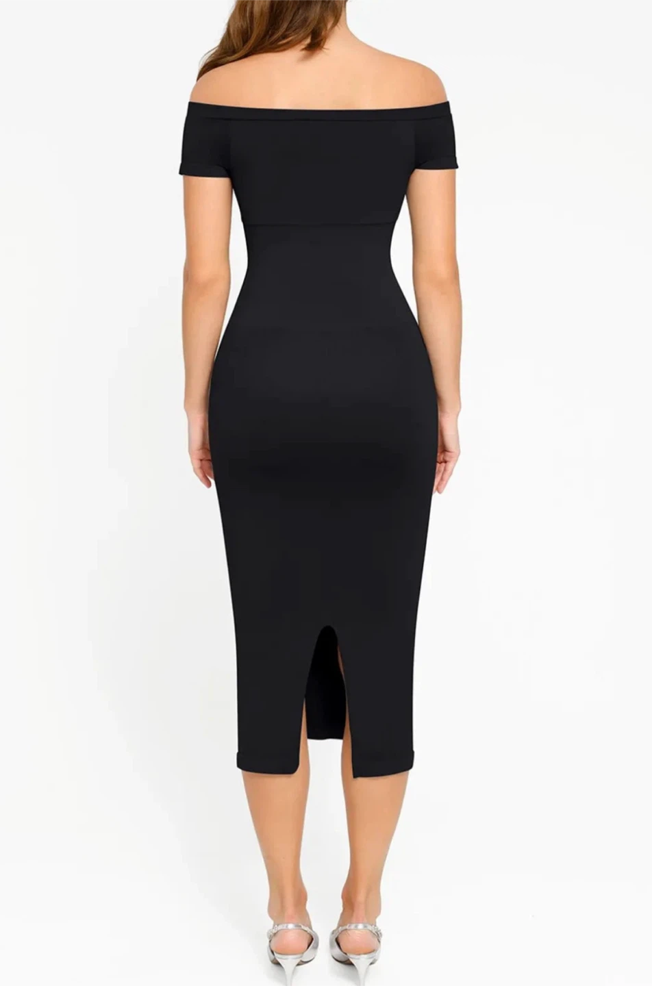 Shapewear Eco-Friendly Off Shoulder Seamless Dress - photo 2