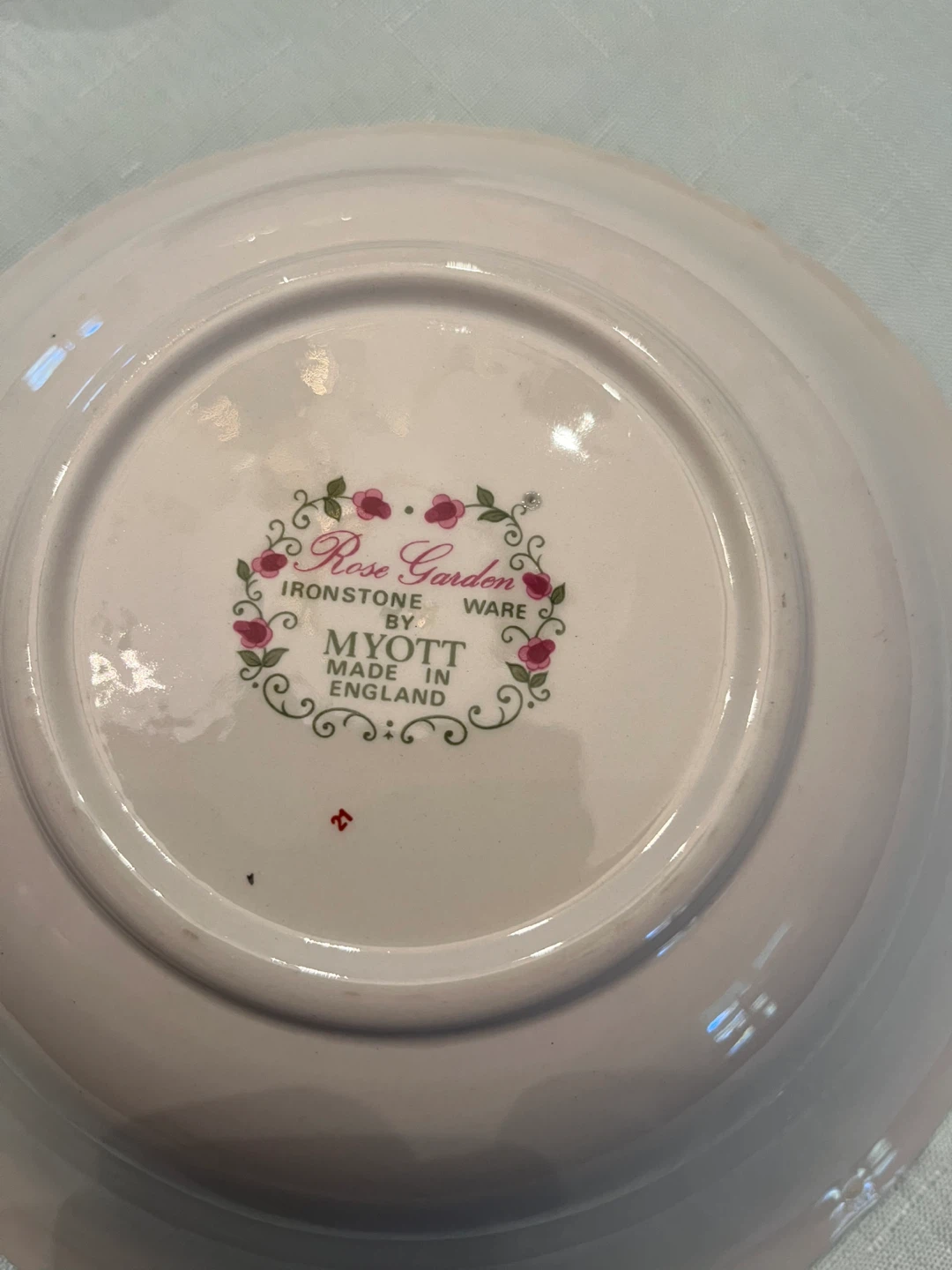 Myott Rose Garden Ironstone Dinnerware Set
