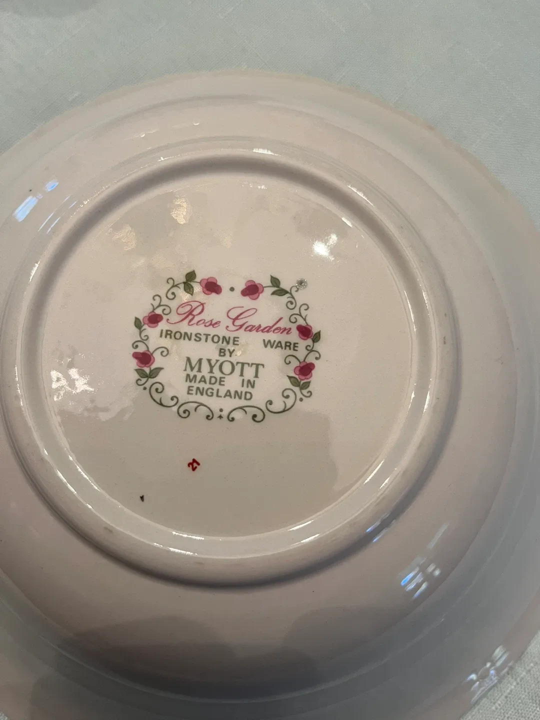 Myott Rose Garden Ironstone Dinnerware Set thumbnail