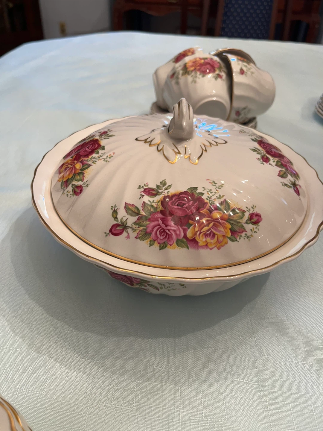 Myott Rose Garden Ironstone Dinnerware Set - photo 5