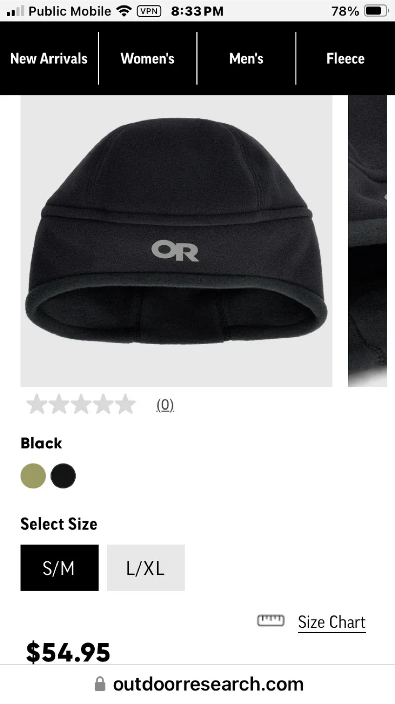 Outdoor Research Windstopper Fleece Beanie - M/L image indicator(3)