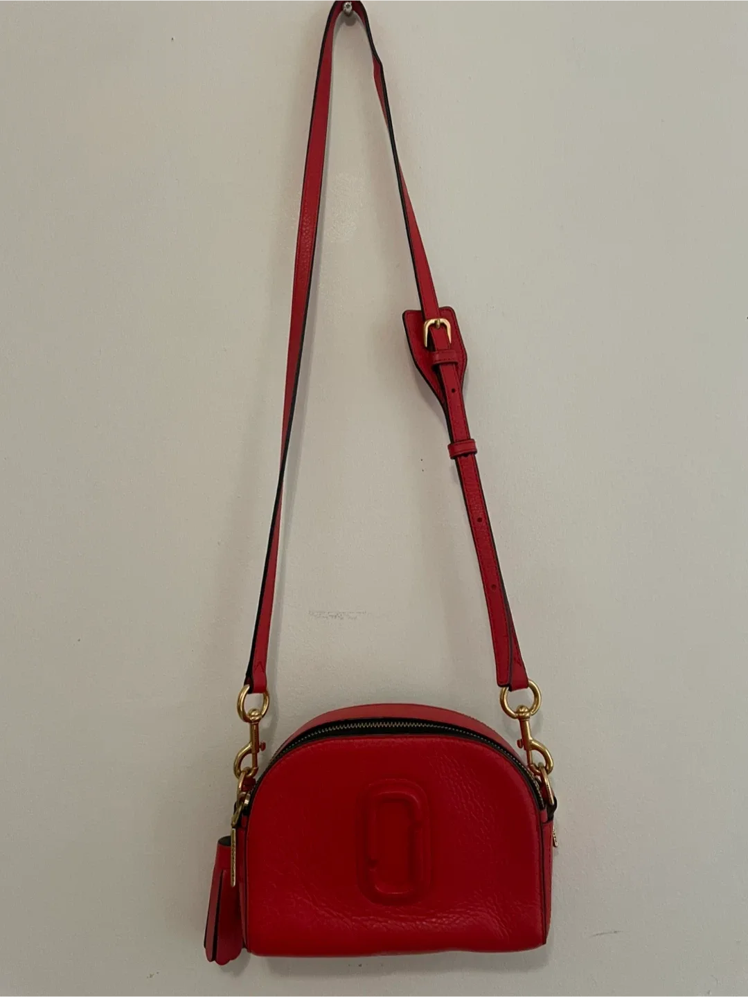 Marc Jacobs Red Leather Crossbody Bag