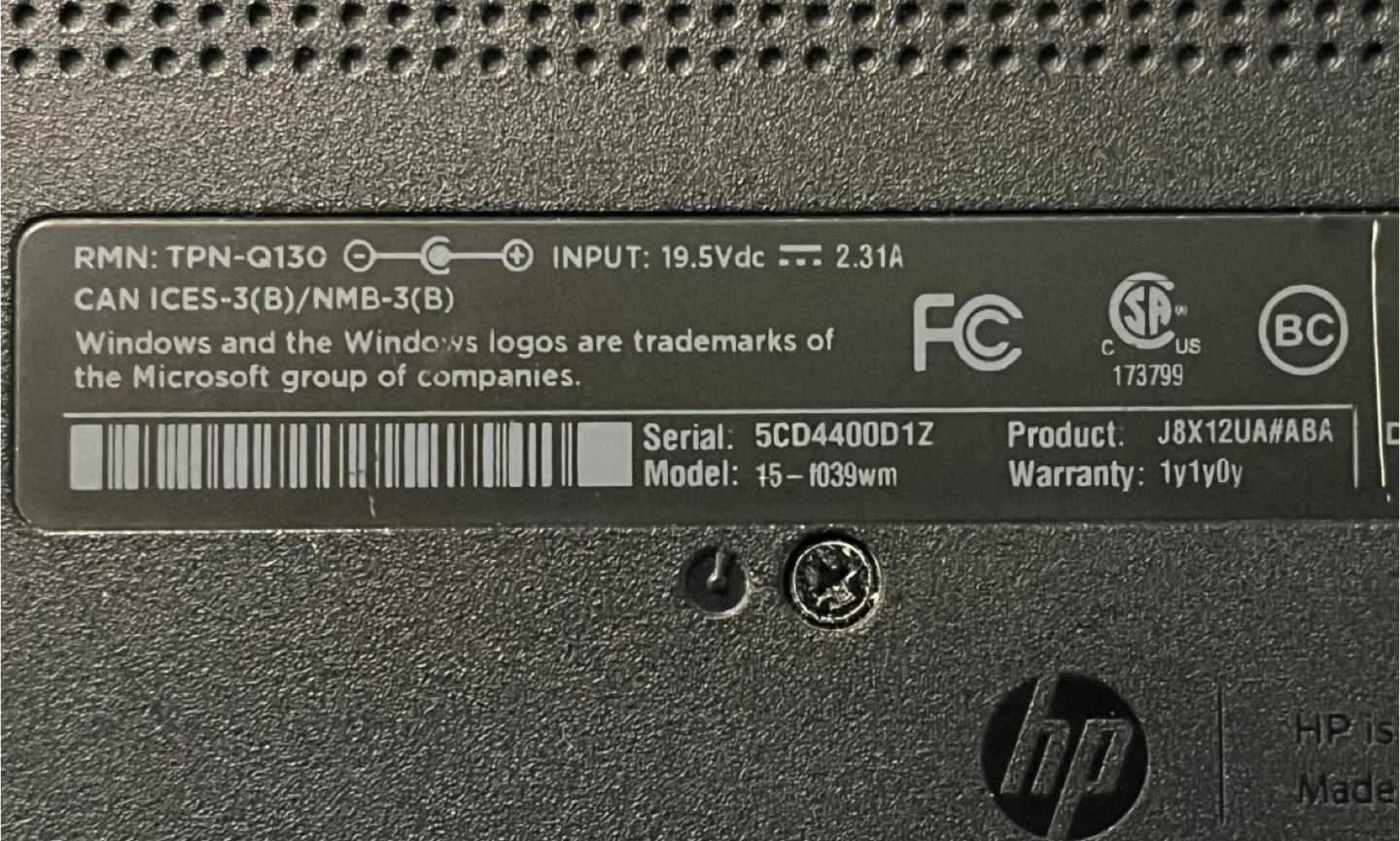 HP 15-f039wm Laptop - photo 5