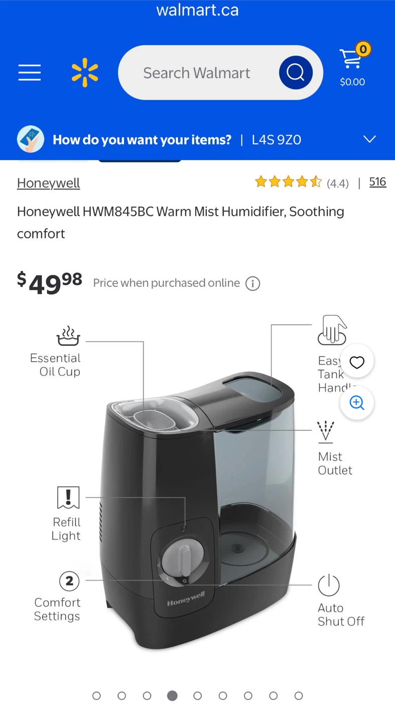 Honeywell Warm Mist Humidifier - photo 2